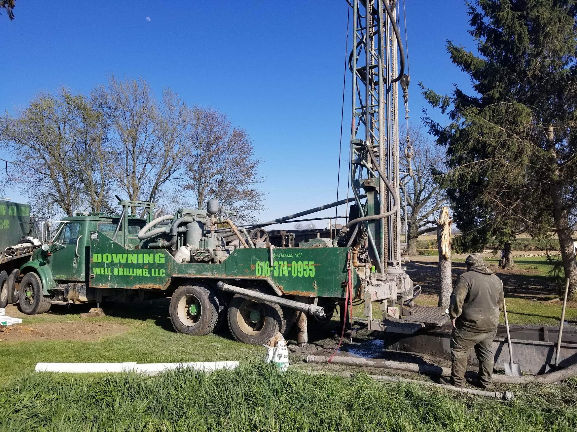 Downing Well Drilling 727 E Knoll Rd, Portland Michigan 48875