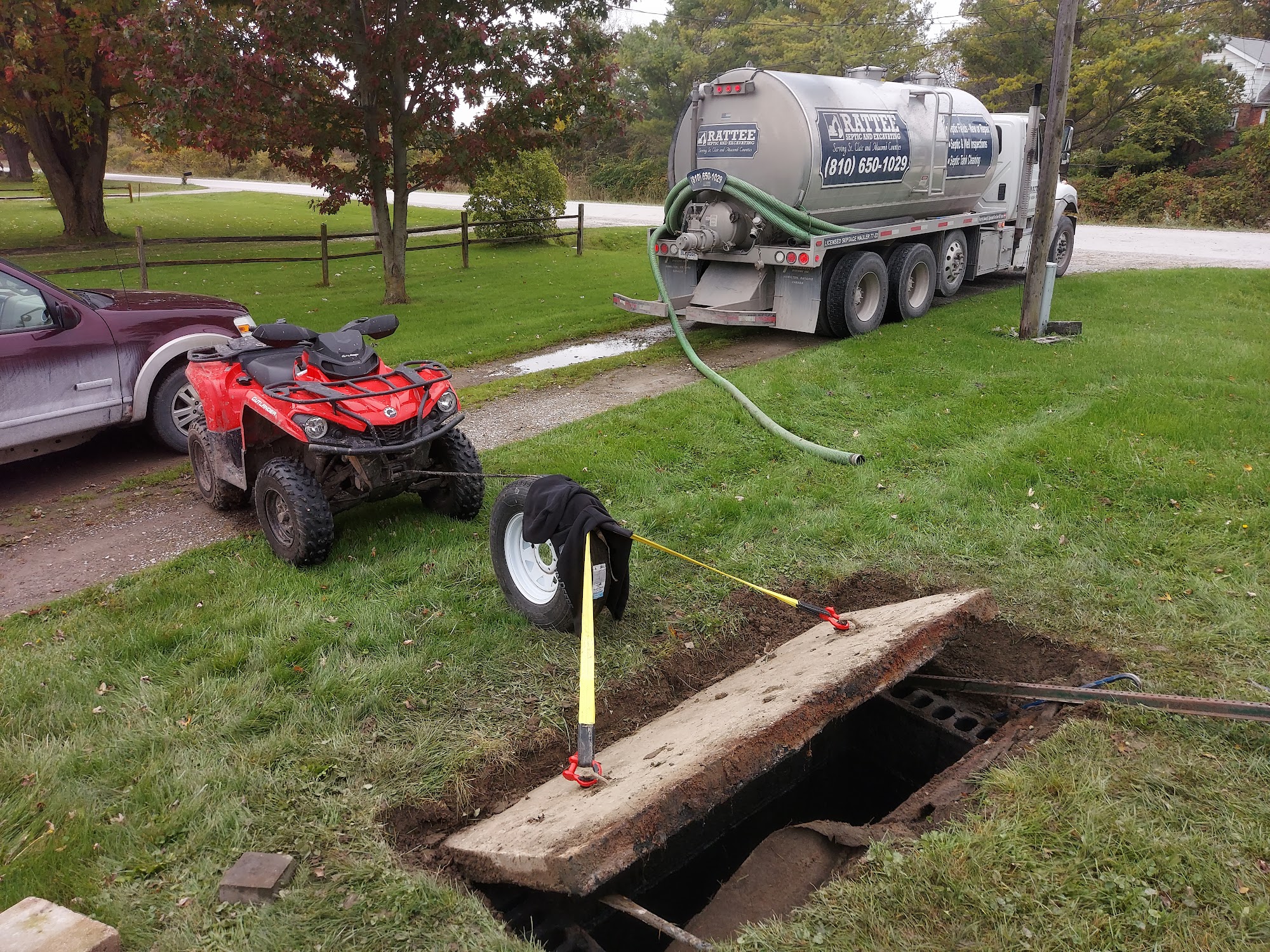 Rattee septic and excavating 2062 Fred W Moore Hwy, St Clair Michigan 48079