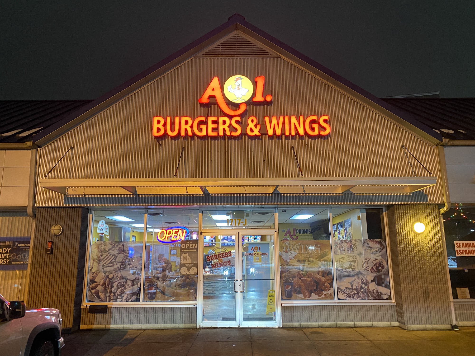 A1. Burgers & Wings