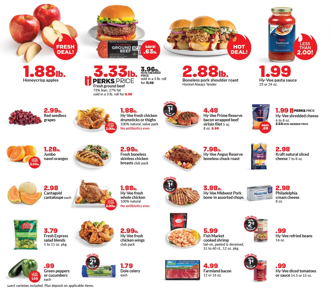 Hy-Vee Chinese Menu