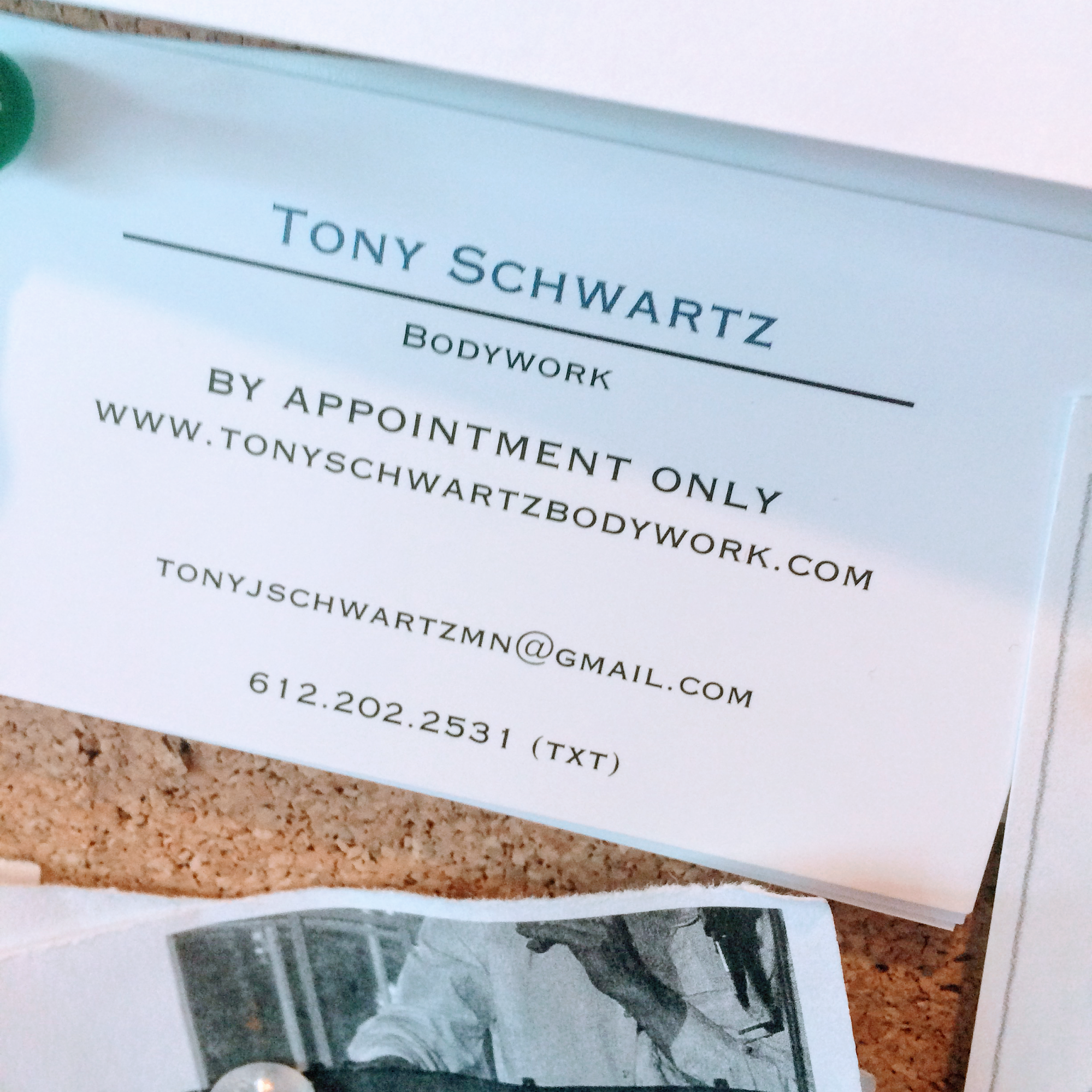 Tony Schwartz Bodywork LLC