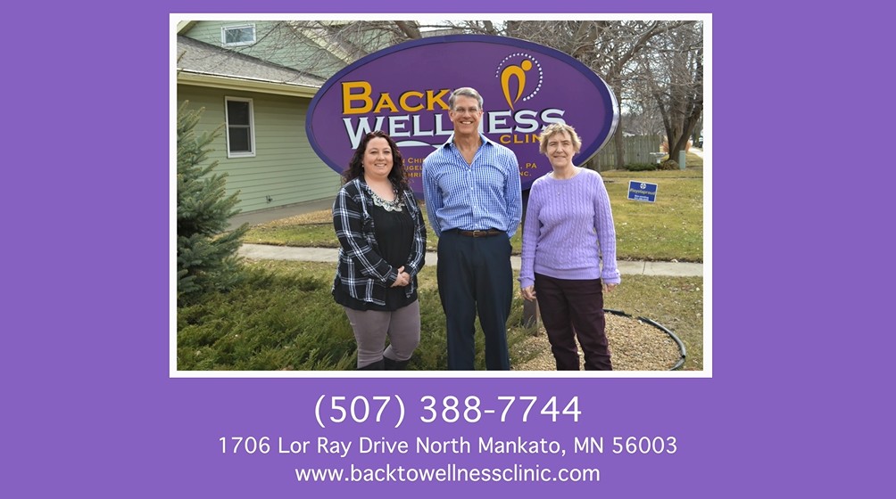Back to Wellness Clinic 1706 Lor Ray Dr, North Mankato Minnesota 56003