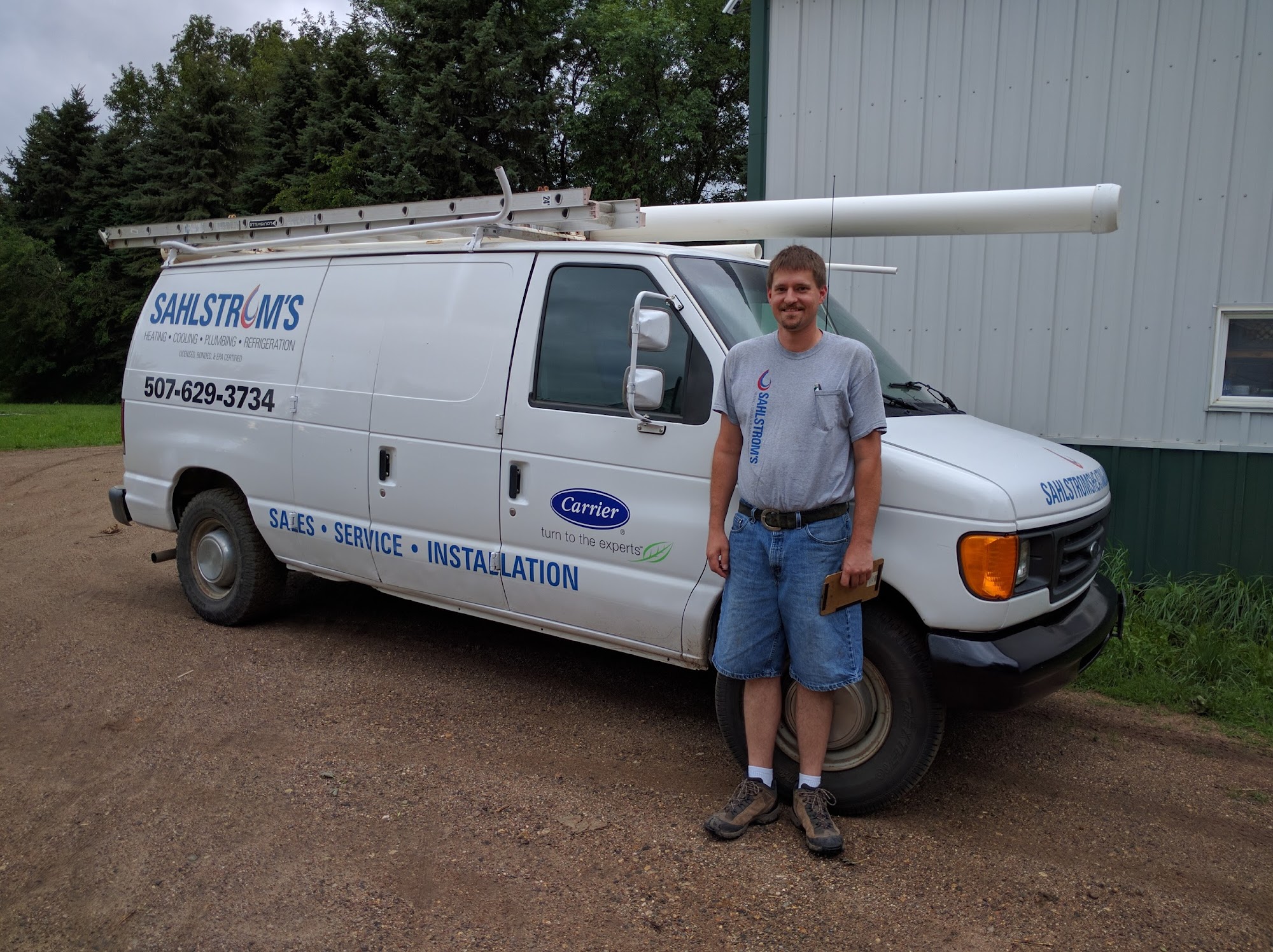 Sahlstrom's Heating, Cooling, & Refrigeration Inc. 17585 Aspen Ave, Tracy Minnesota 56175