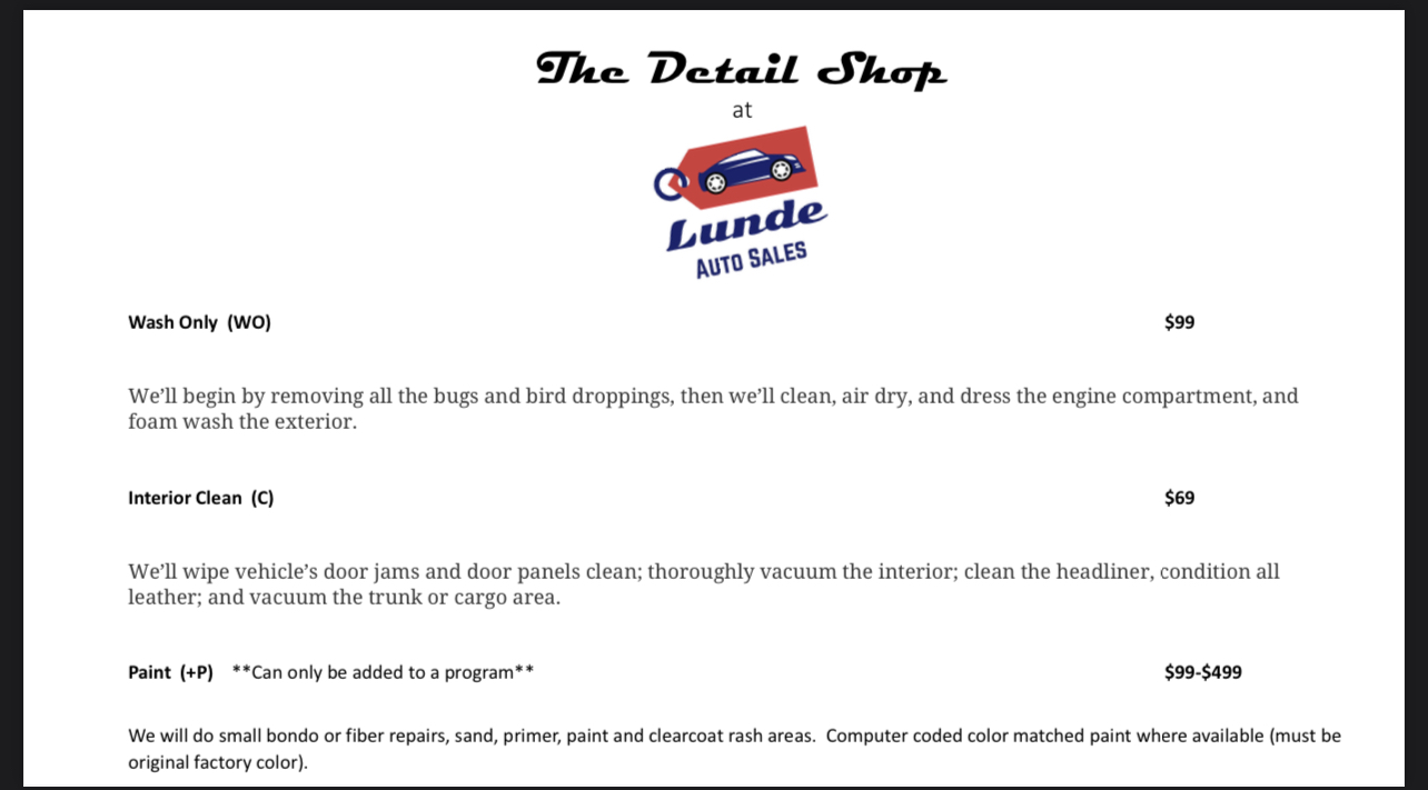 The Detail Shop