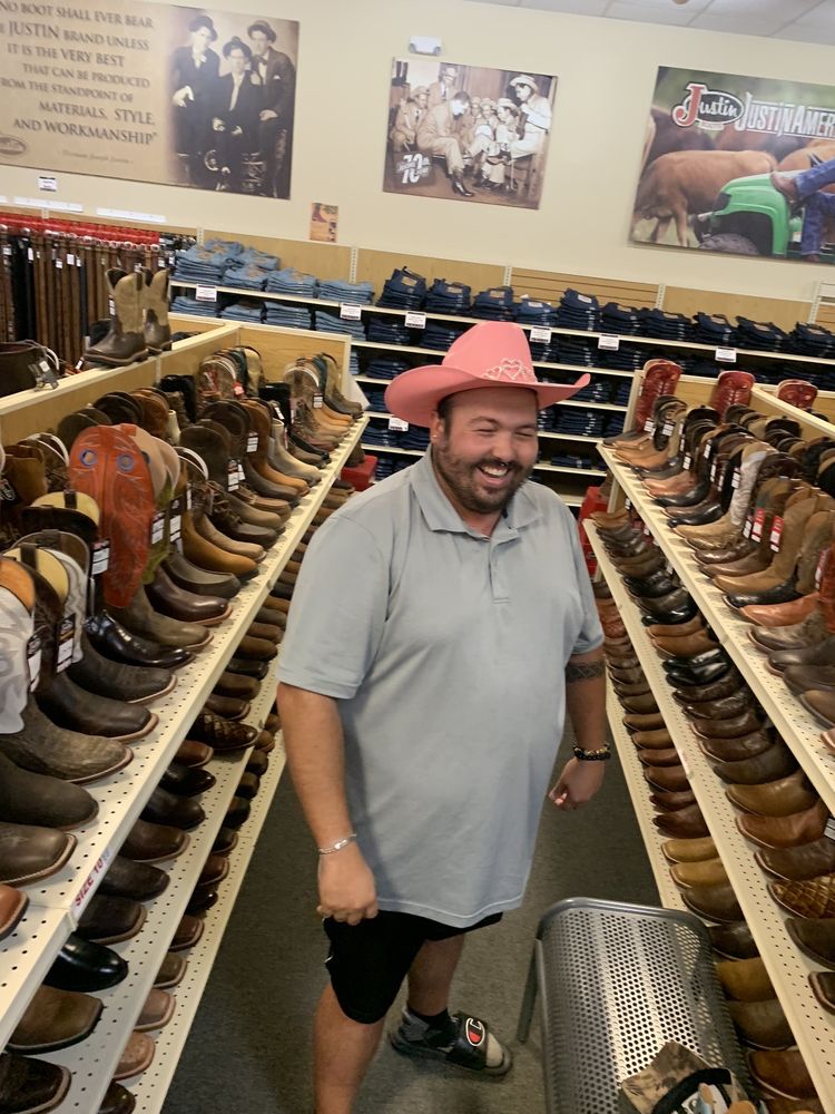 Justin boot outlet