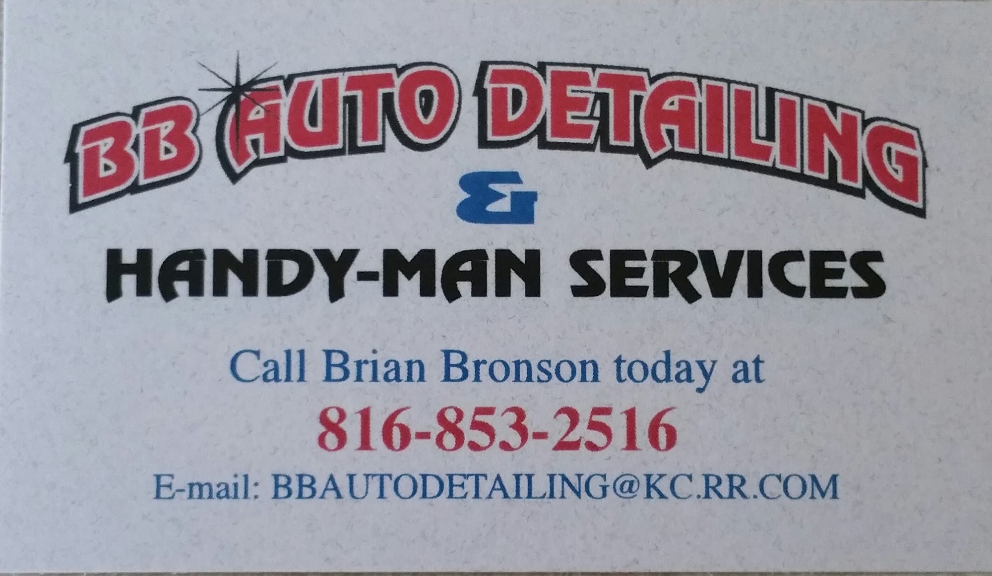 BB Auto Detailing and Handyman Services