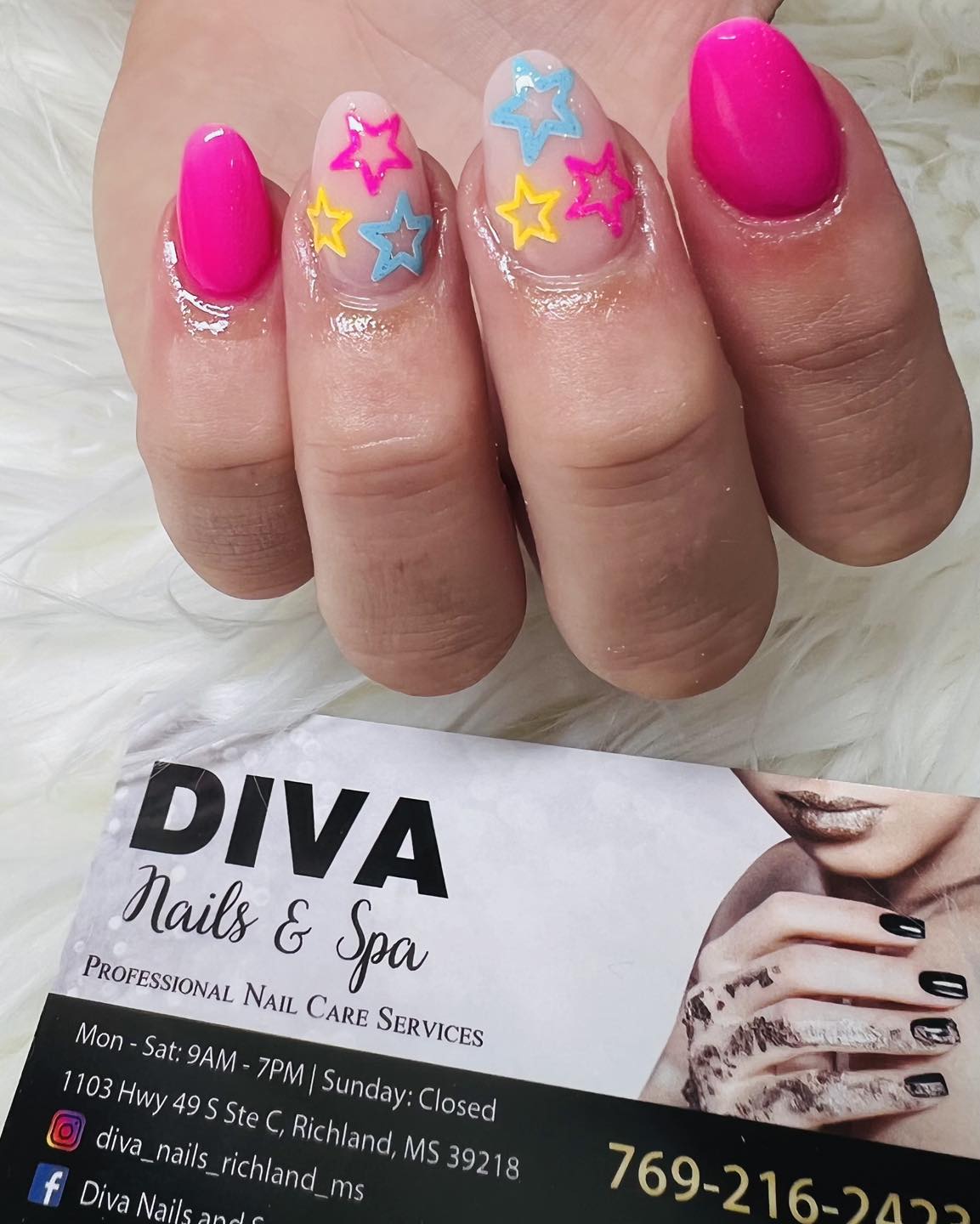 Diva Nails and Spa 1103 US 49, Richland Mississippi 39218