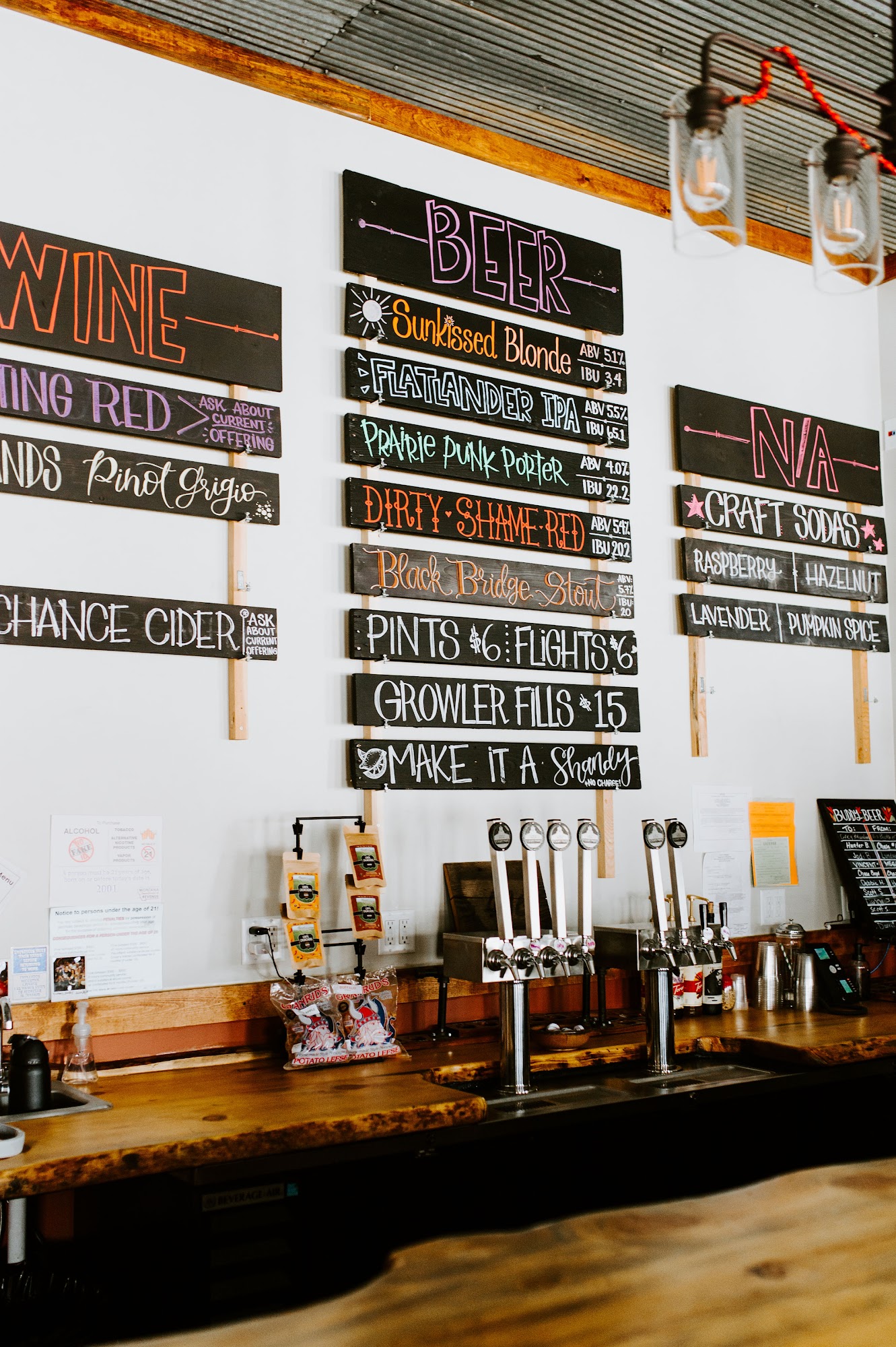 Pleasant Prairie Taproom Menu