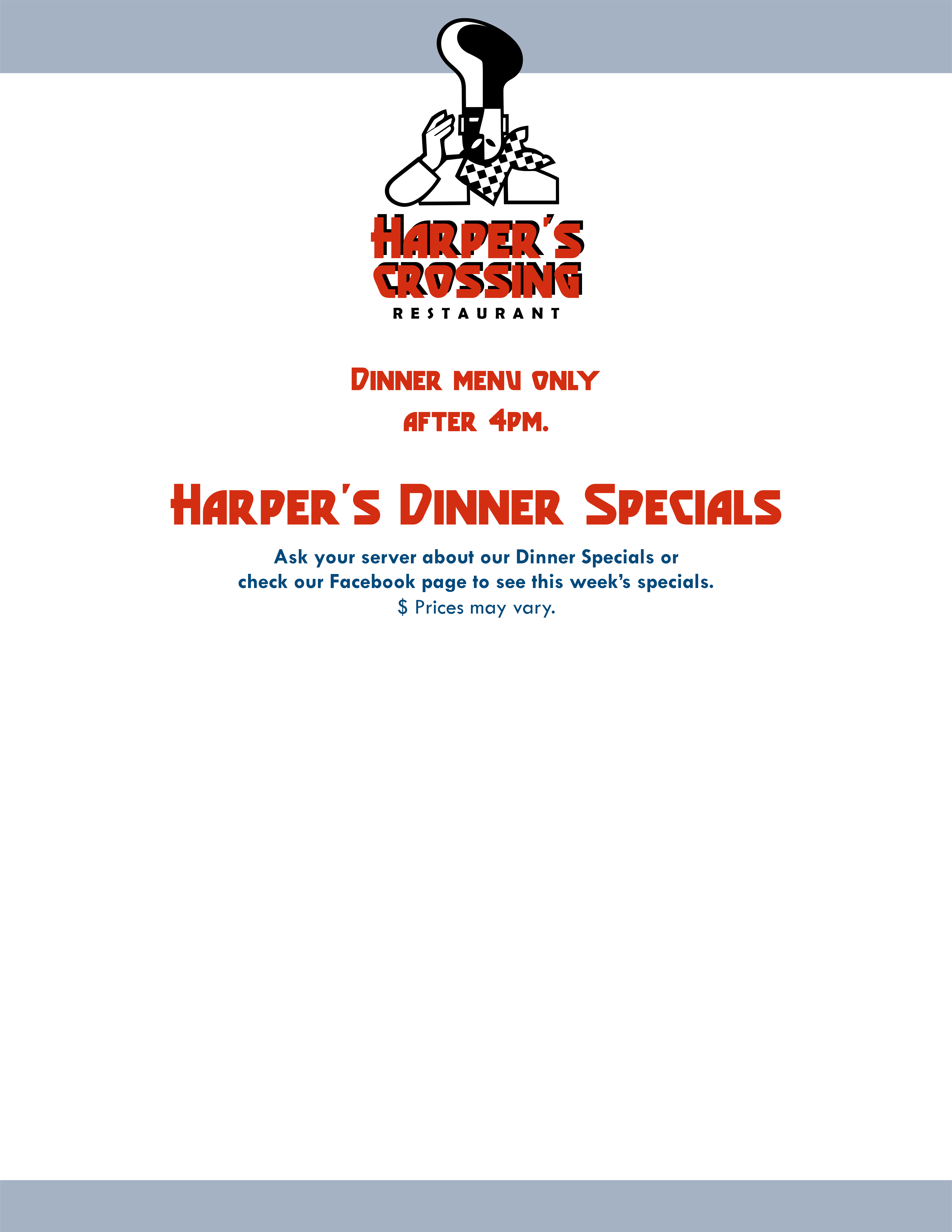 Harper's Crossing Restaurant 9981 Siler City Glendon Rd, Bear Creek, NC 27207