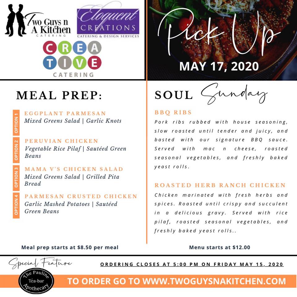 Eloquent Creations Catering Menu