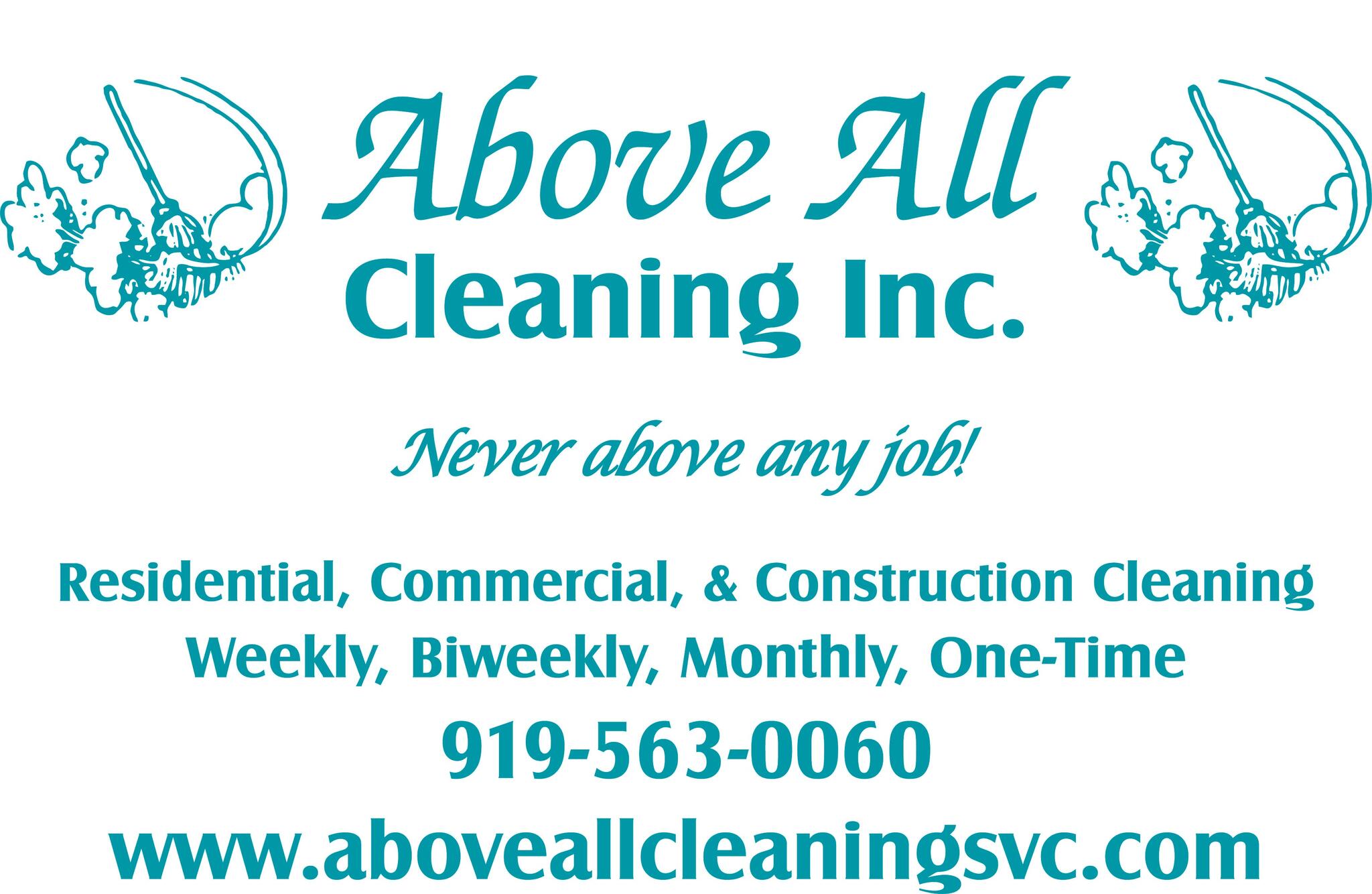 Above All Cleaning Inc. 4519 Pender Dr, Efland North Carolina 27243