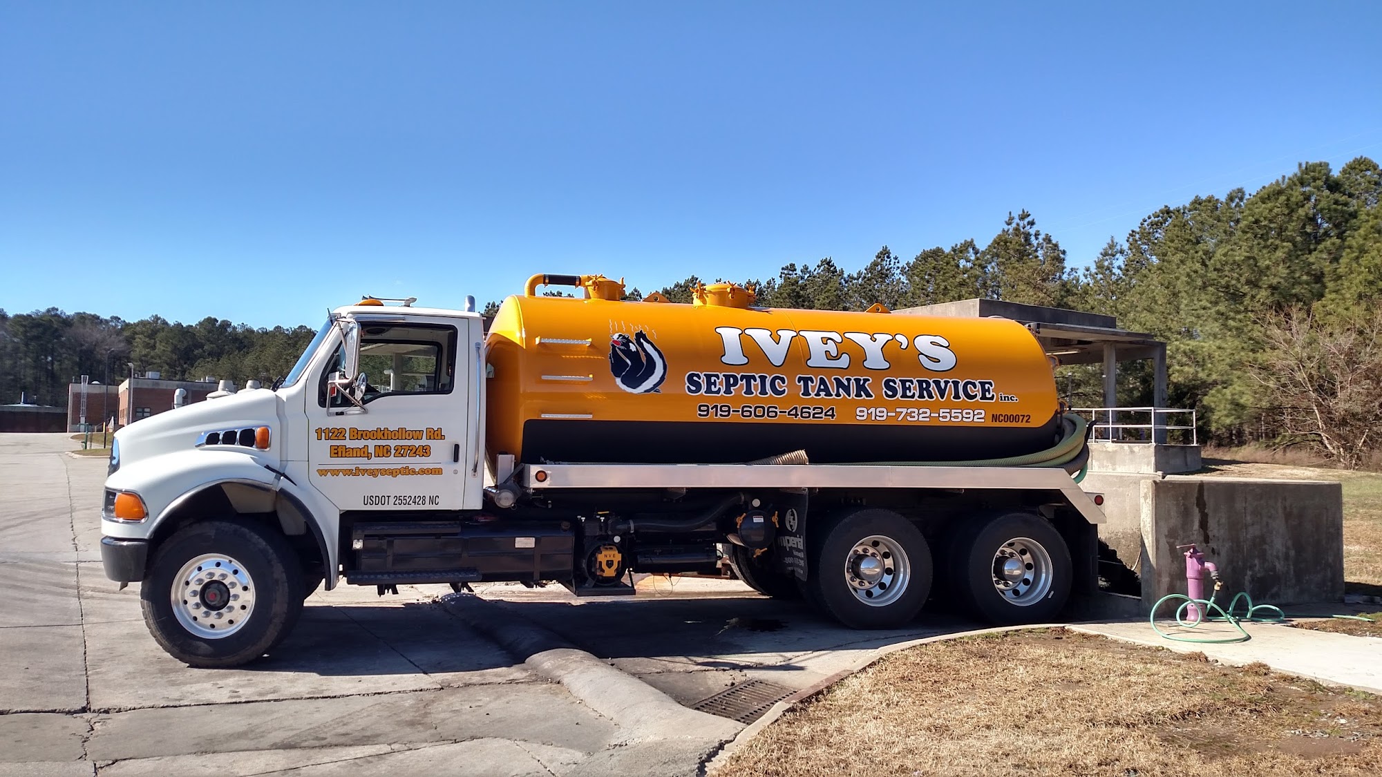 Ivey's Septic Tank Services 1122 Brookhollow Rd, Efland North Carolina 27243