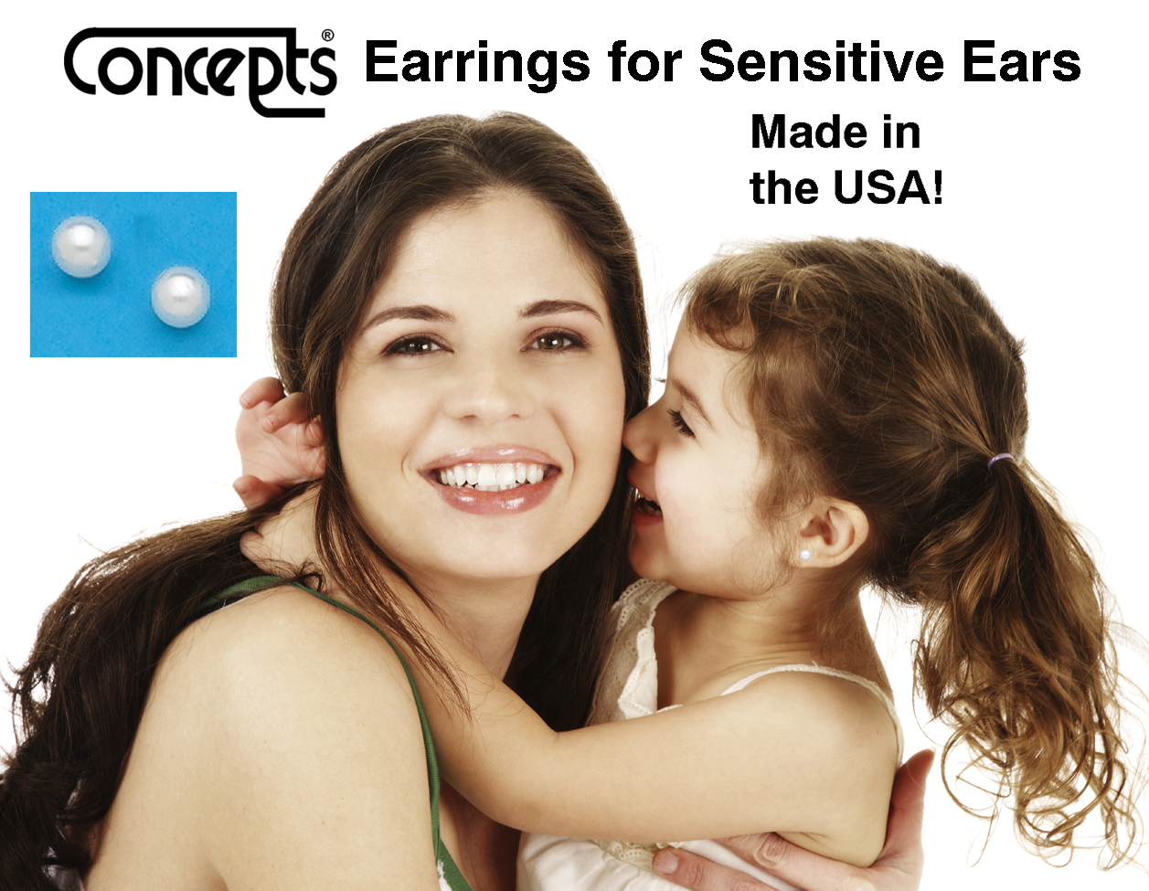 Concepts Earrings for Sensitive Ears & Jewelry Promotions