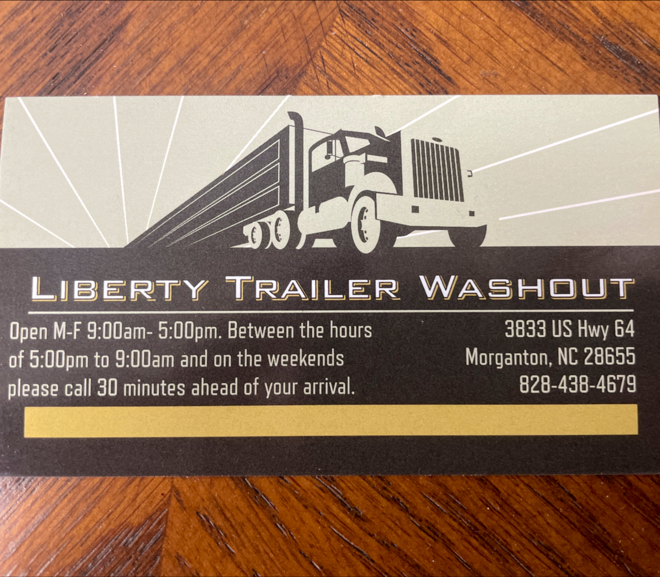 Liberty Trailer Washout After 5pm By Appointment