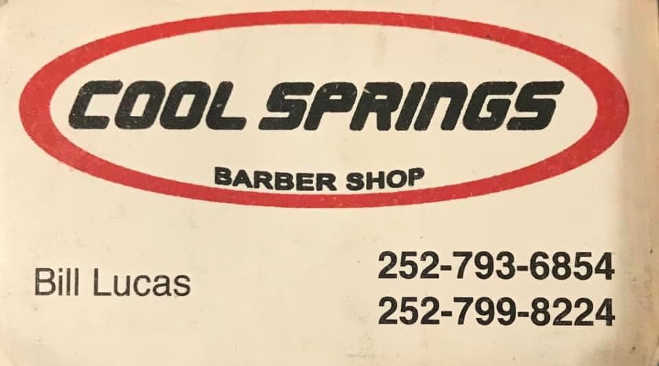 Cool Springs Barber Shop 1533 US-64, Plymouth North Carolina 27962