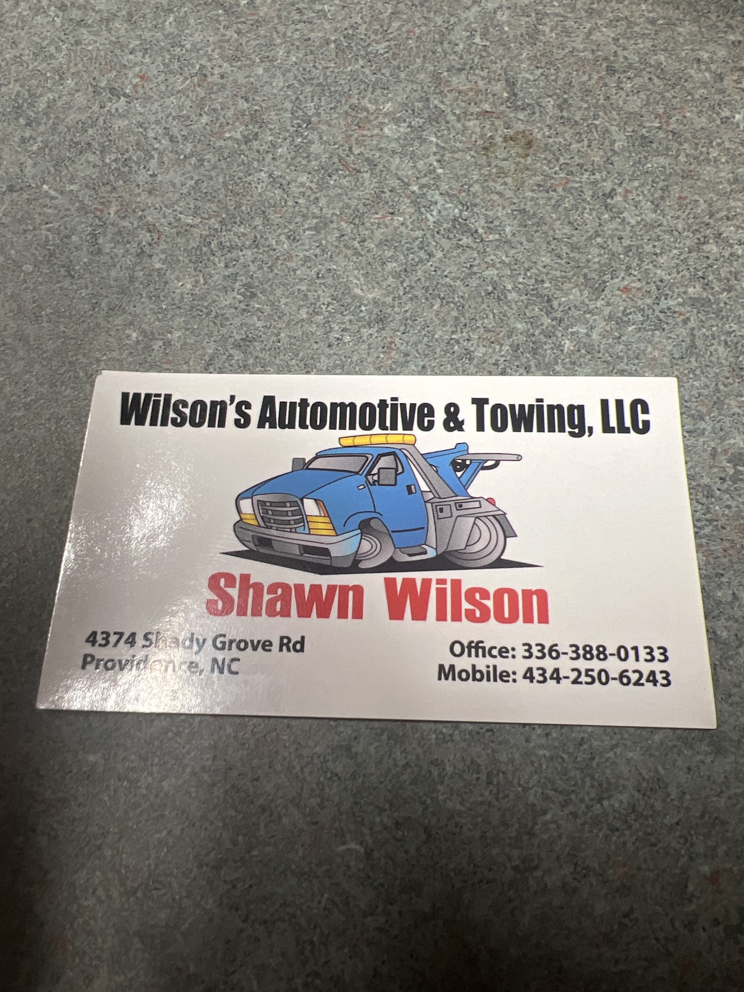 Wilson's Automotive & Towing llc