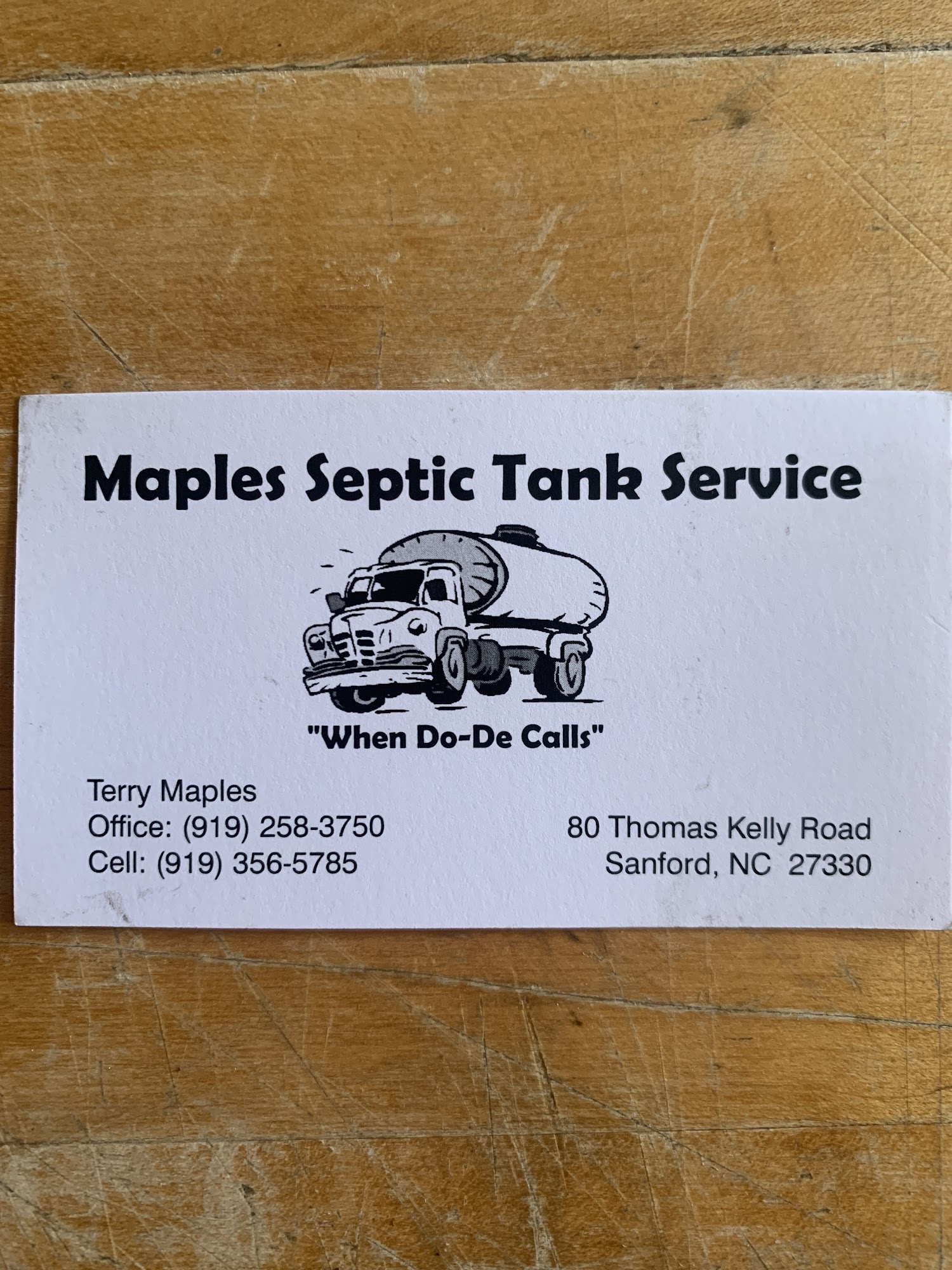 Maples Septic Tank Services