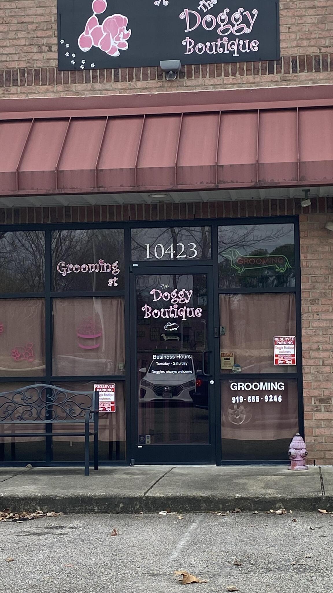 Grooming at the Doggy Boutique Wake Forest