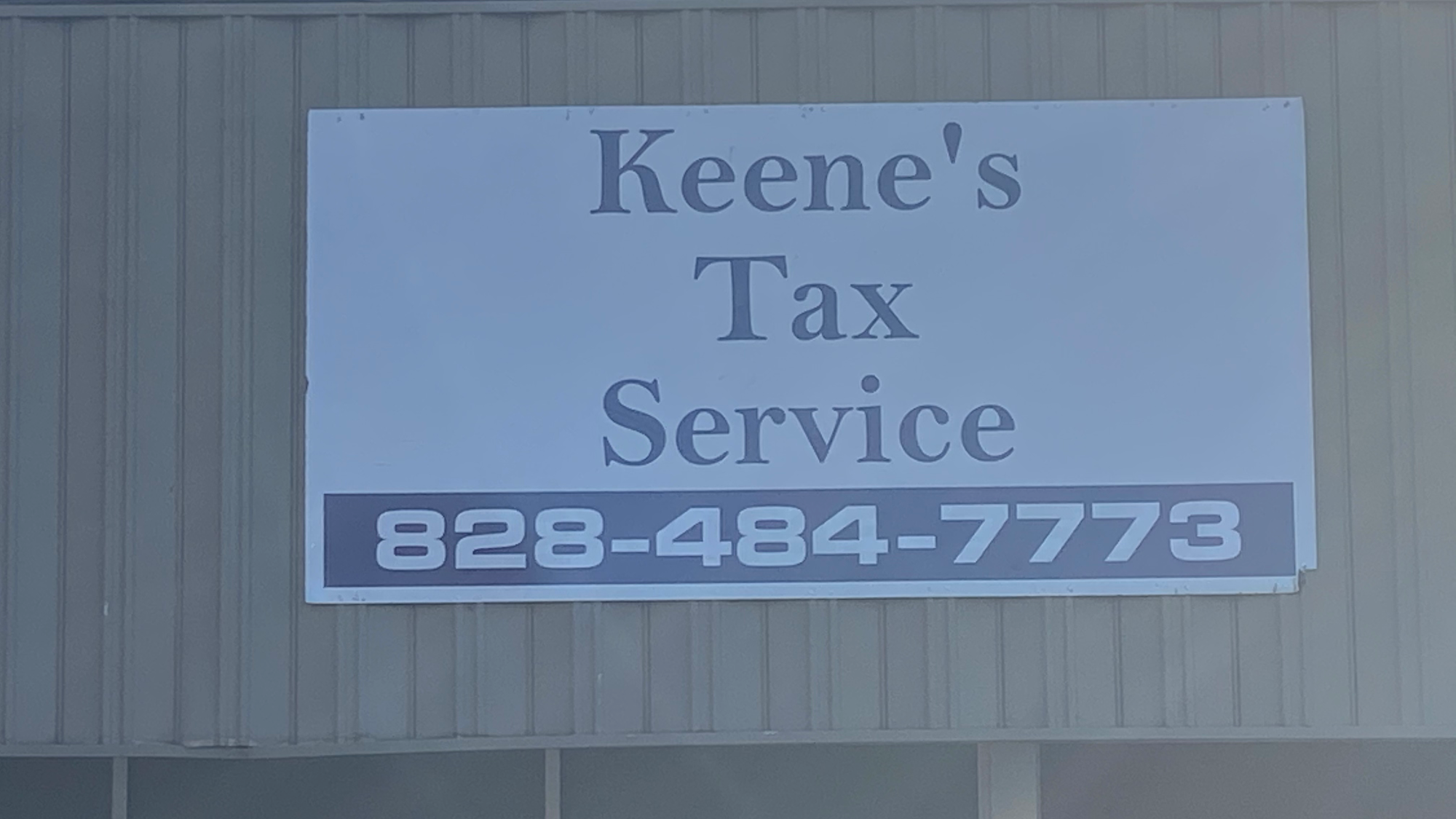 Keene’s Tax Services Tri City Plaza, 285 N Main St #9, Weaverville North Carolina 28787