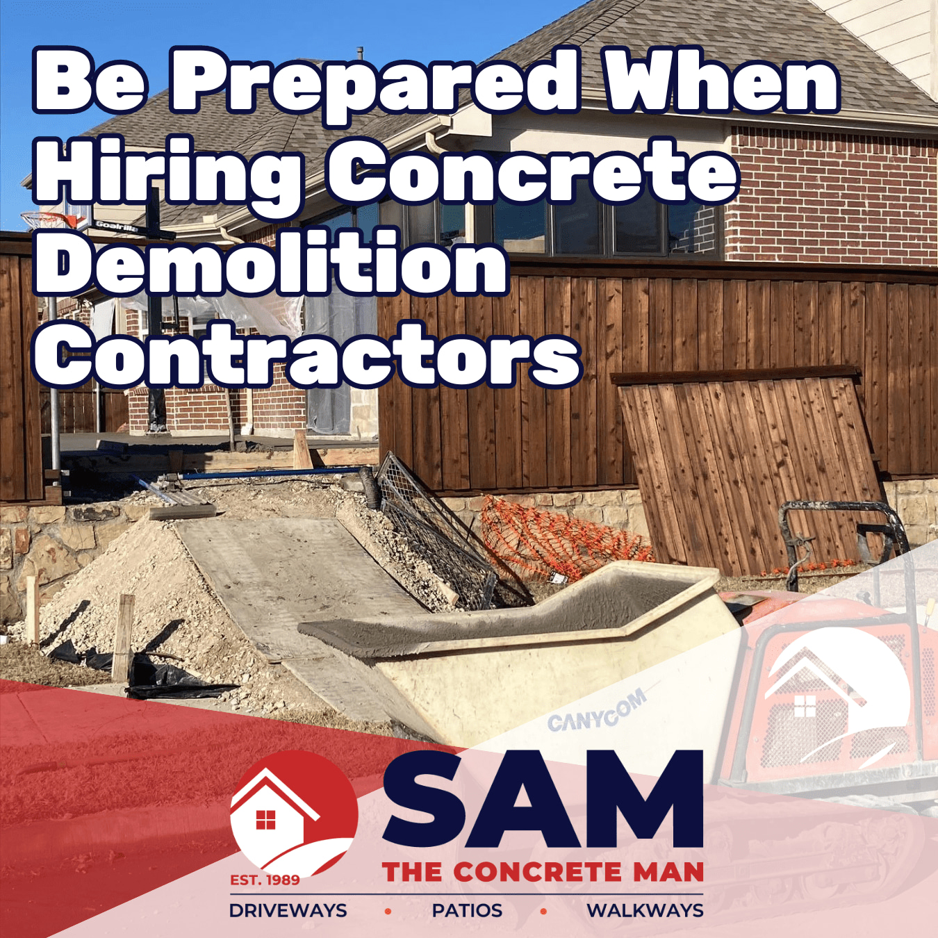 Sam The Concrete Man Charlotte 3063 Twin Lakes Dr, Weddington North Carolina 28104
