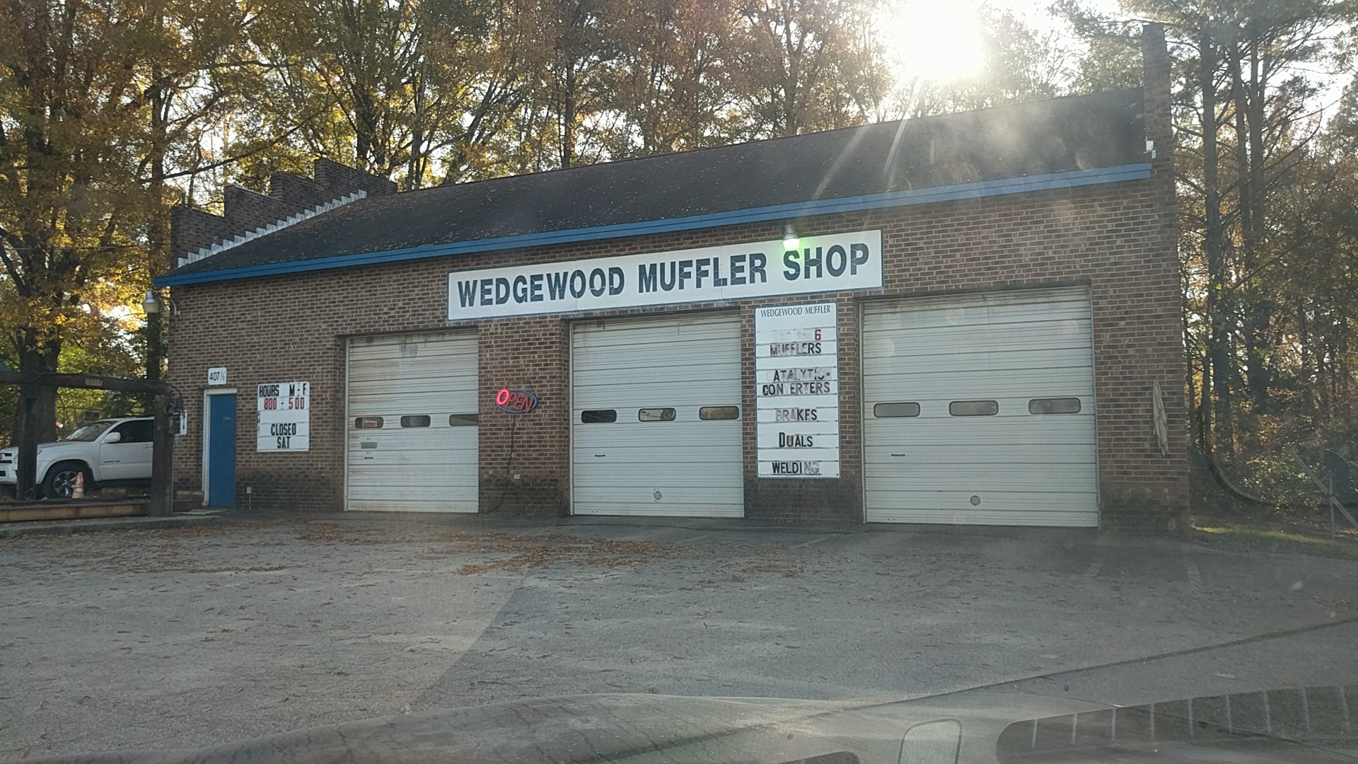 Wedgewood Muffler Shop 407 W Gannon Ave, Zebulon