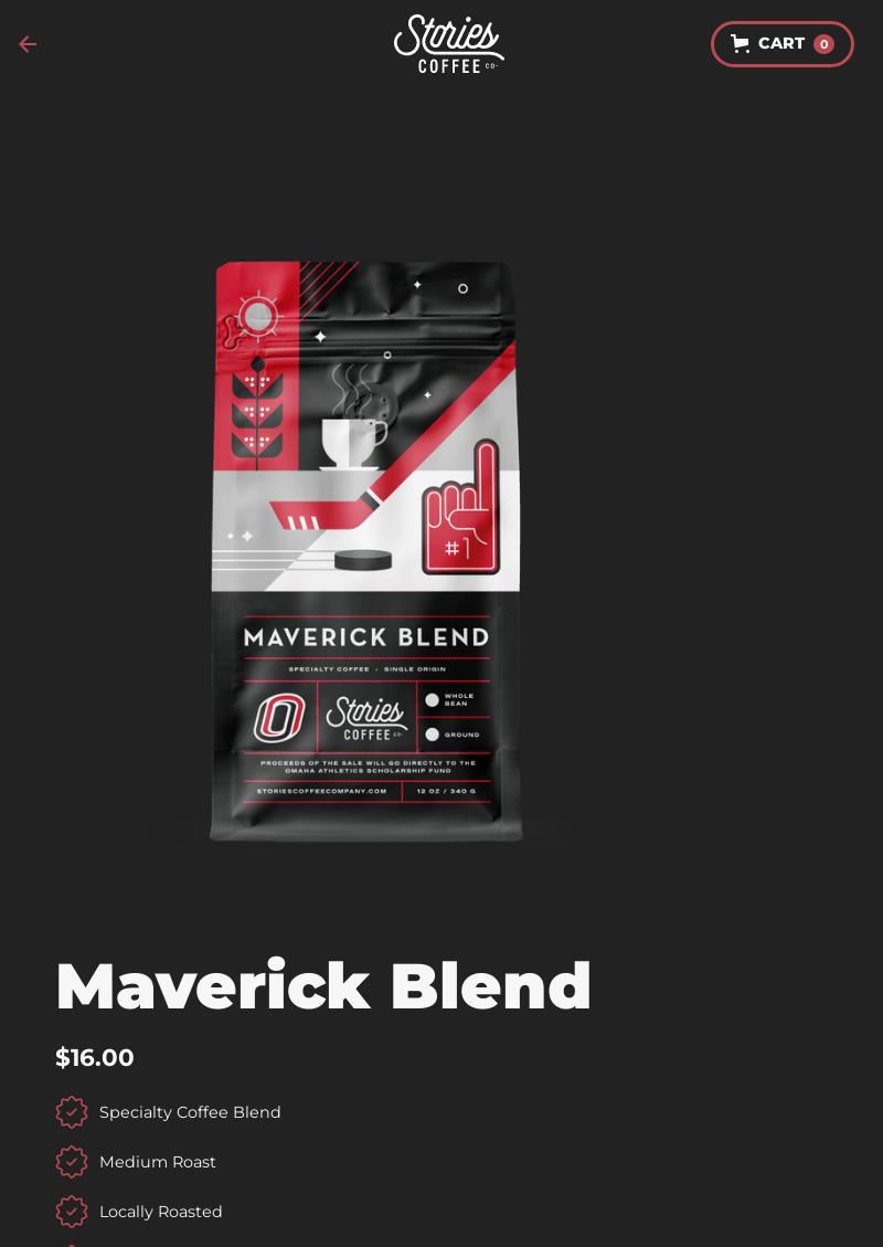 Stories Coffee Company Menu