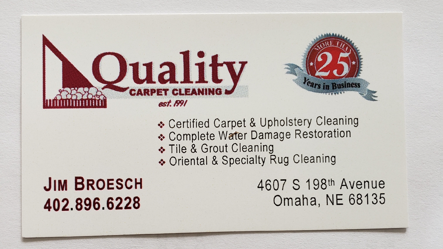 Quality Carpet Cleaning Omaha