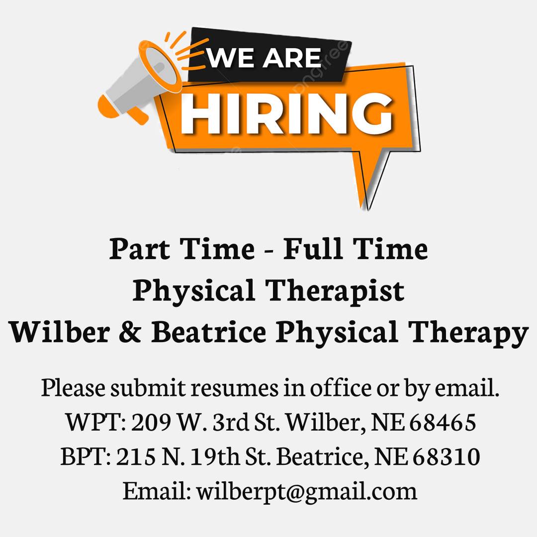 Wilber Physical Therapy 209 W 3rd St, Wilber Nebraska 68465
