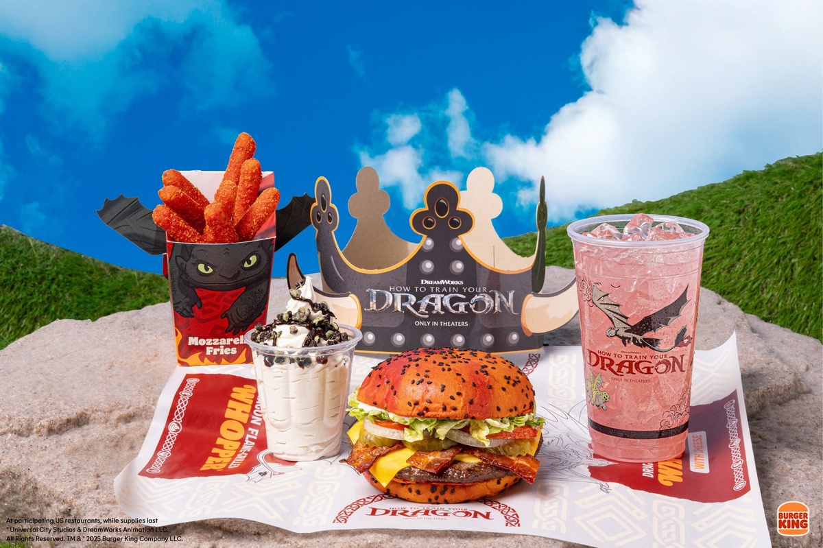 Burger King Breathes Fire with New 'How to Train Your Dragon' Menu