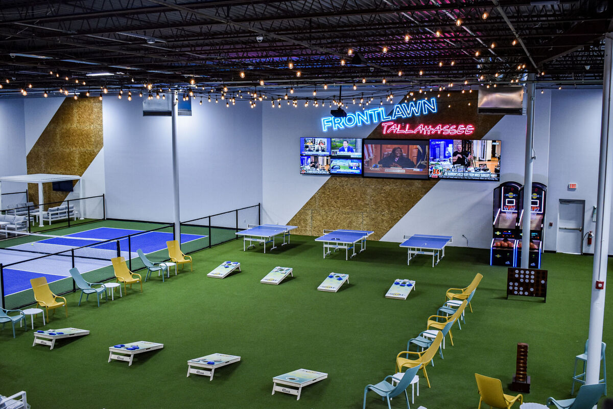 An Indoor Pickleball Playground with a Restaurant Opened in Tallahassee