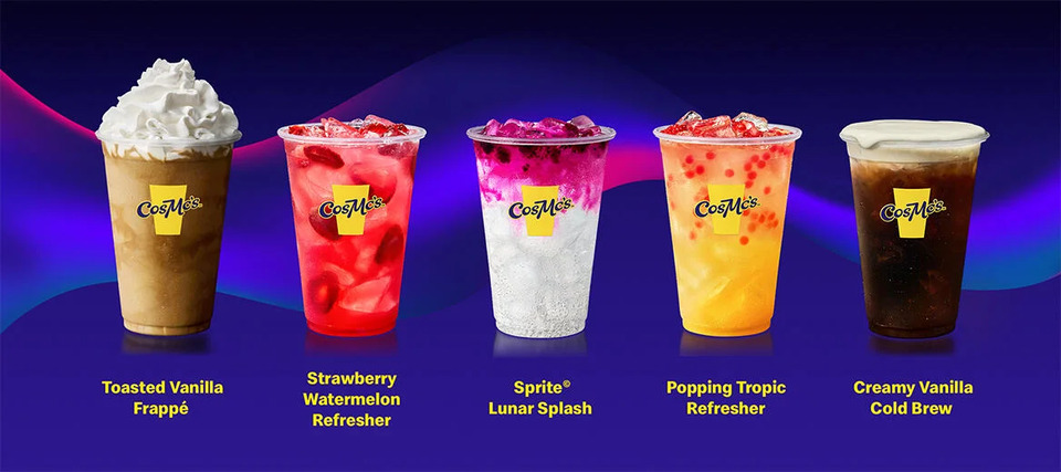 McDonald's Expands CosMc's Beverages to 500+ Locations, Snack Wrap Returns After 9 Years