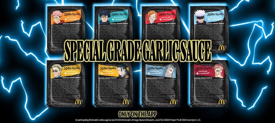McDonald's Expands Its Domain with JUJUTSU KAISEN Special Grade Sauce