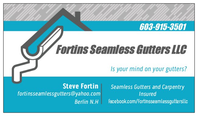 Fortins Seamless Gutters 392 Burgess St, Berlin New Hampshire 03570
