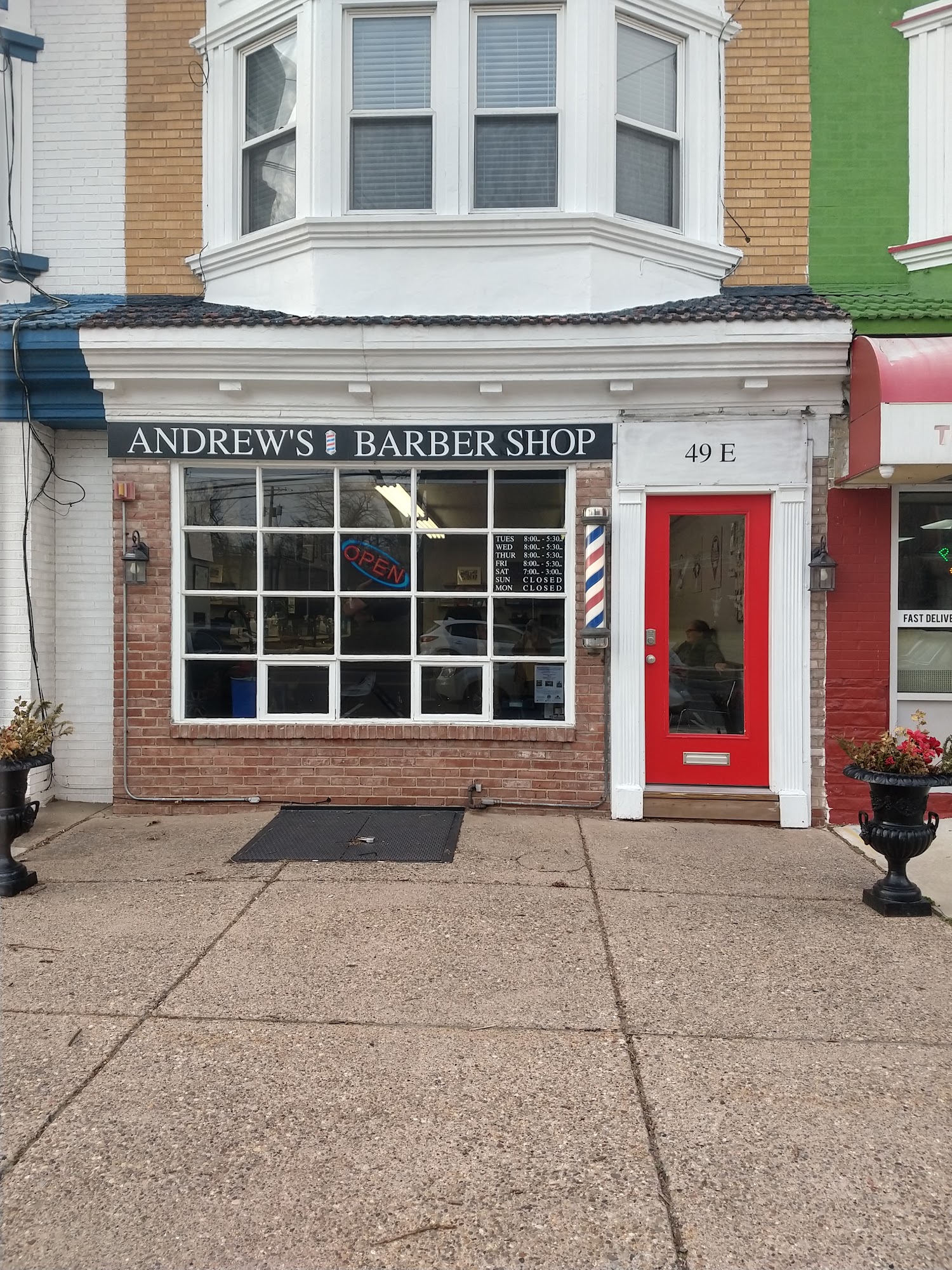 Andrew's Barber Shop 49 Kings Hwy, Audubon New Jersey 08106