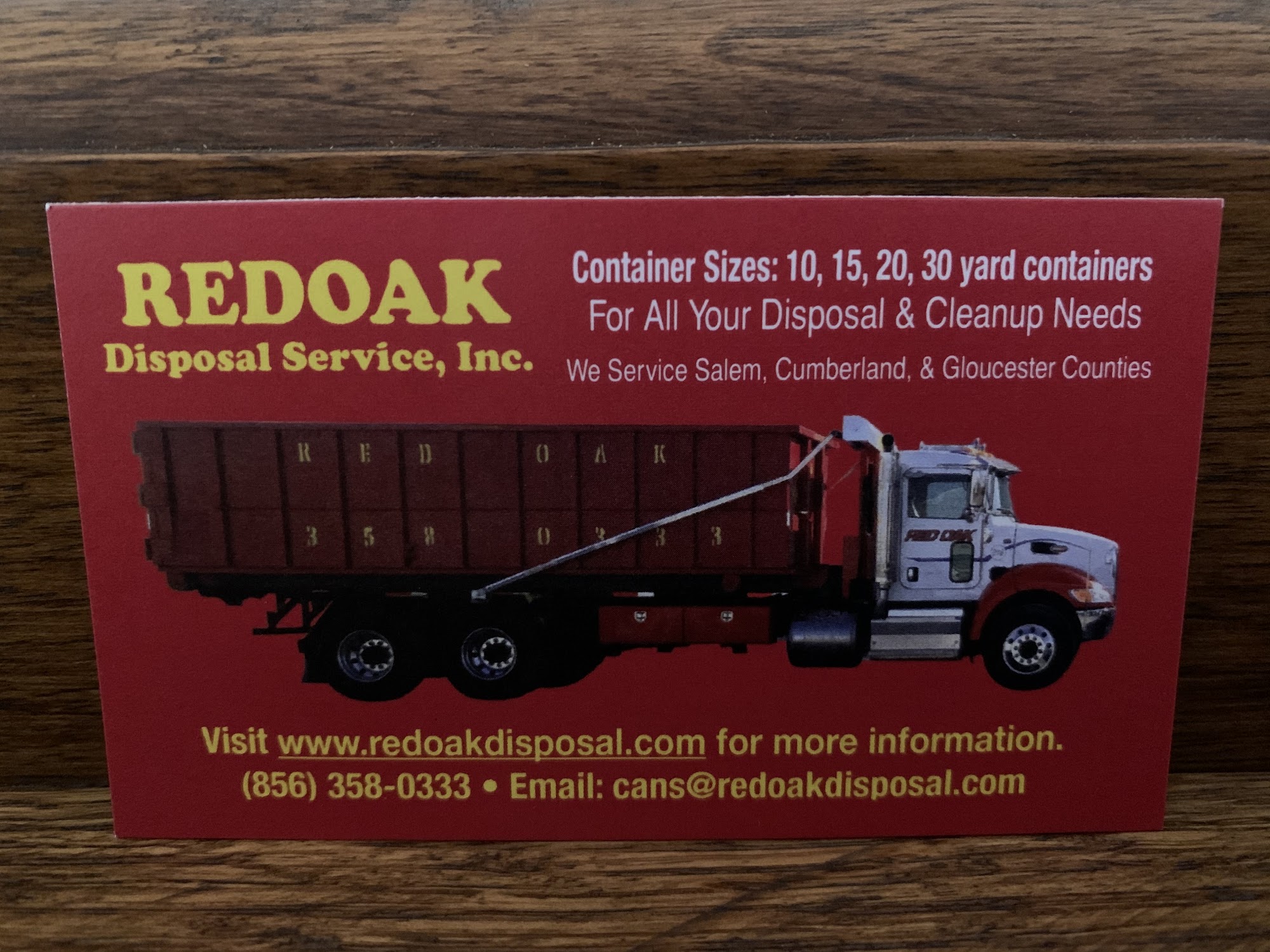Red Oak Disposal 138 Bridgeton Rd, Elmer New Jersey 08318