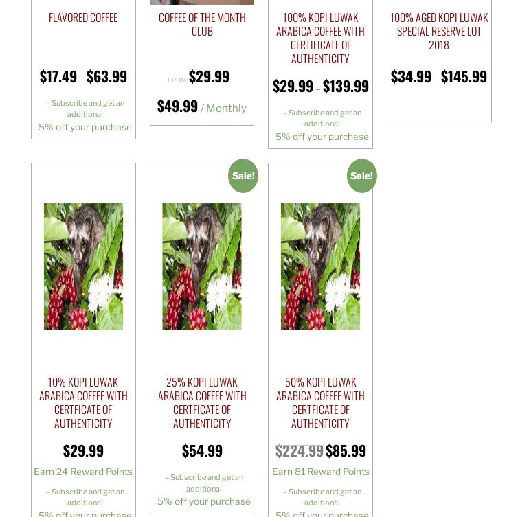 Lavanta Coffee Roasters Menu