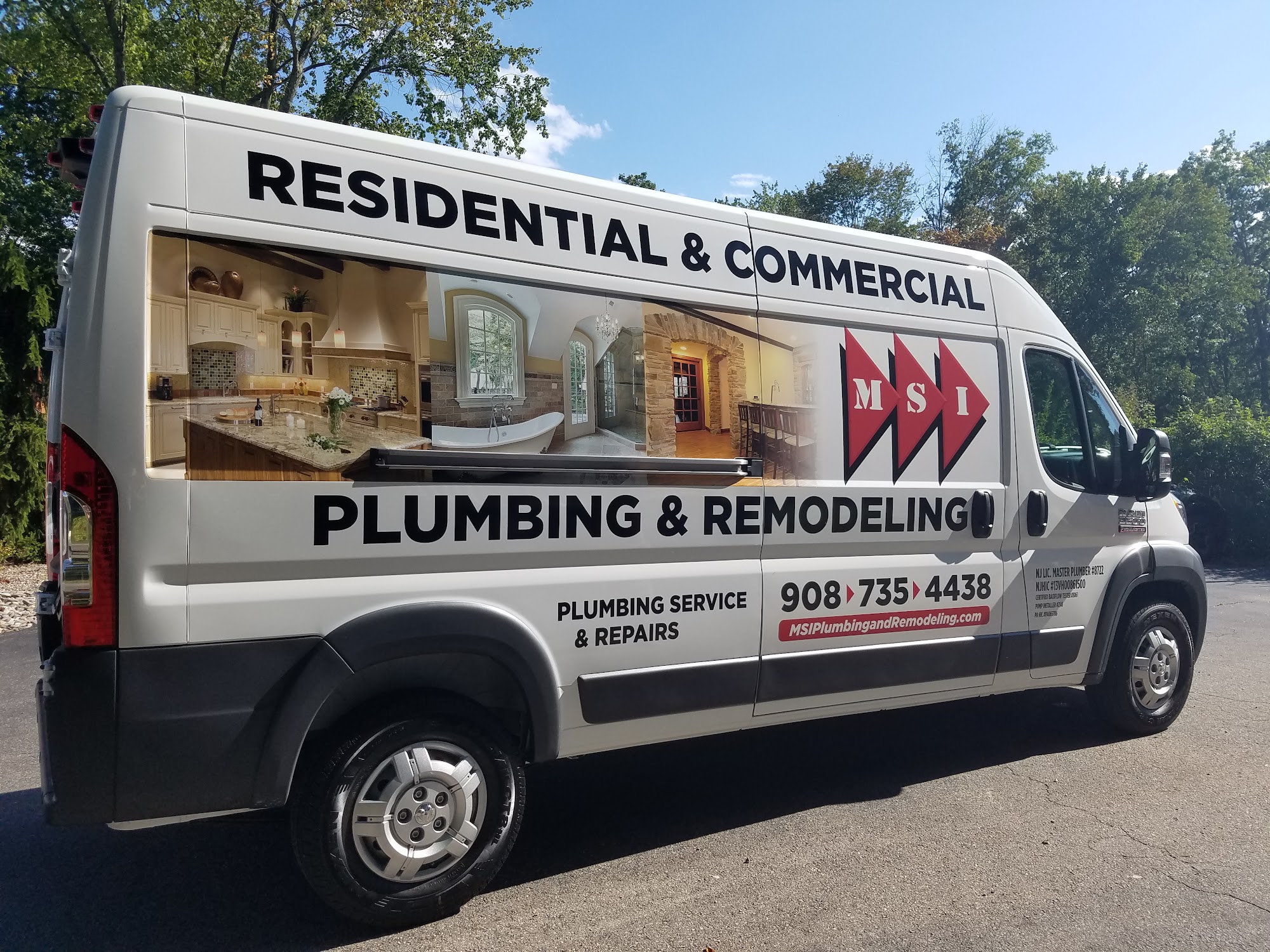 MSI Plumbing and Remodeling 1109 B NJ-31 #1109, Lebanon New Jersey 08833