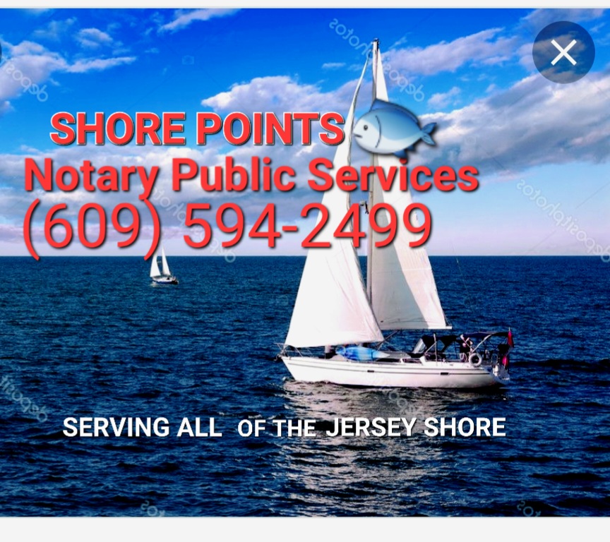 Shore Points Notary Public Service and Apostille Service 27 W Dory Dr, Little Egg Harbor New Jersey 08087