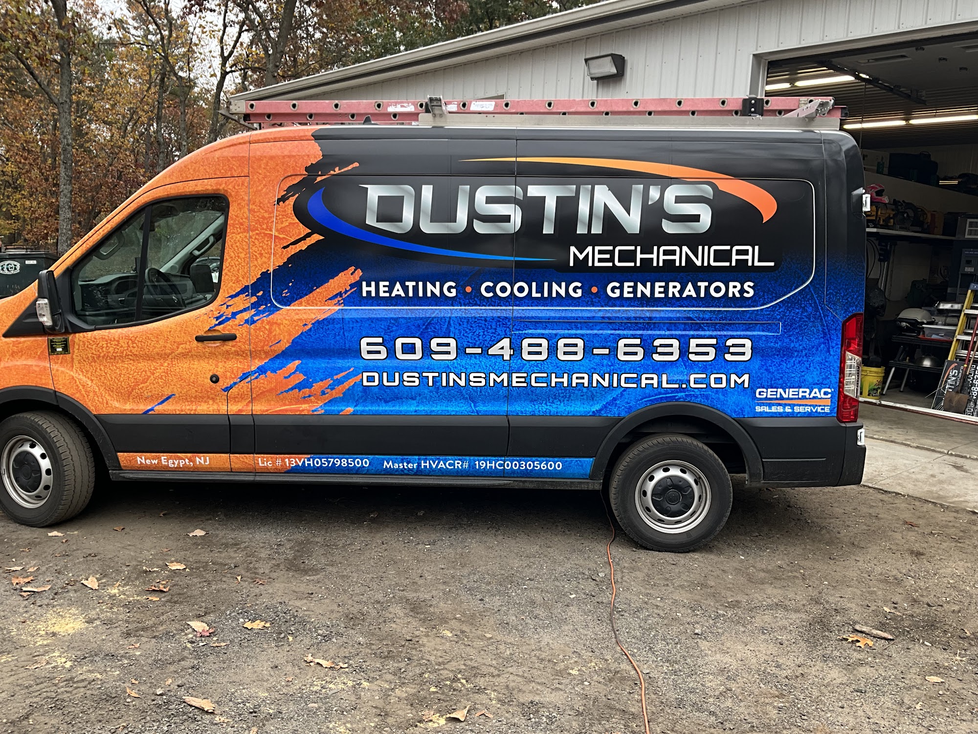 Dustin’s Mechanical LLC 10 Oak Leaf Dr, New Egypt New Jersey 08533