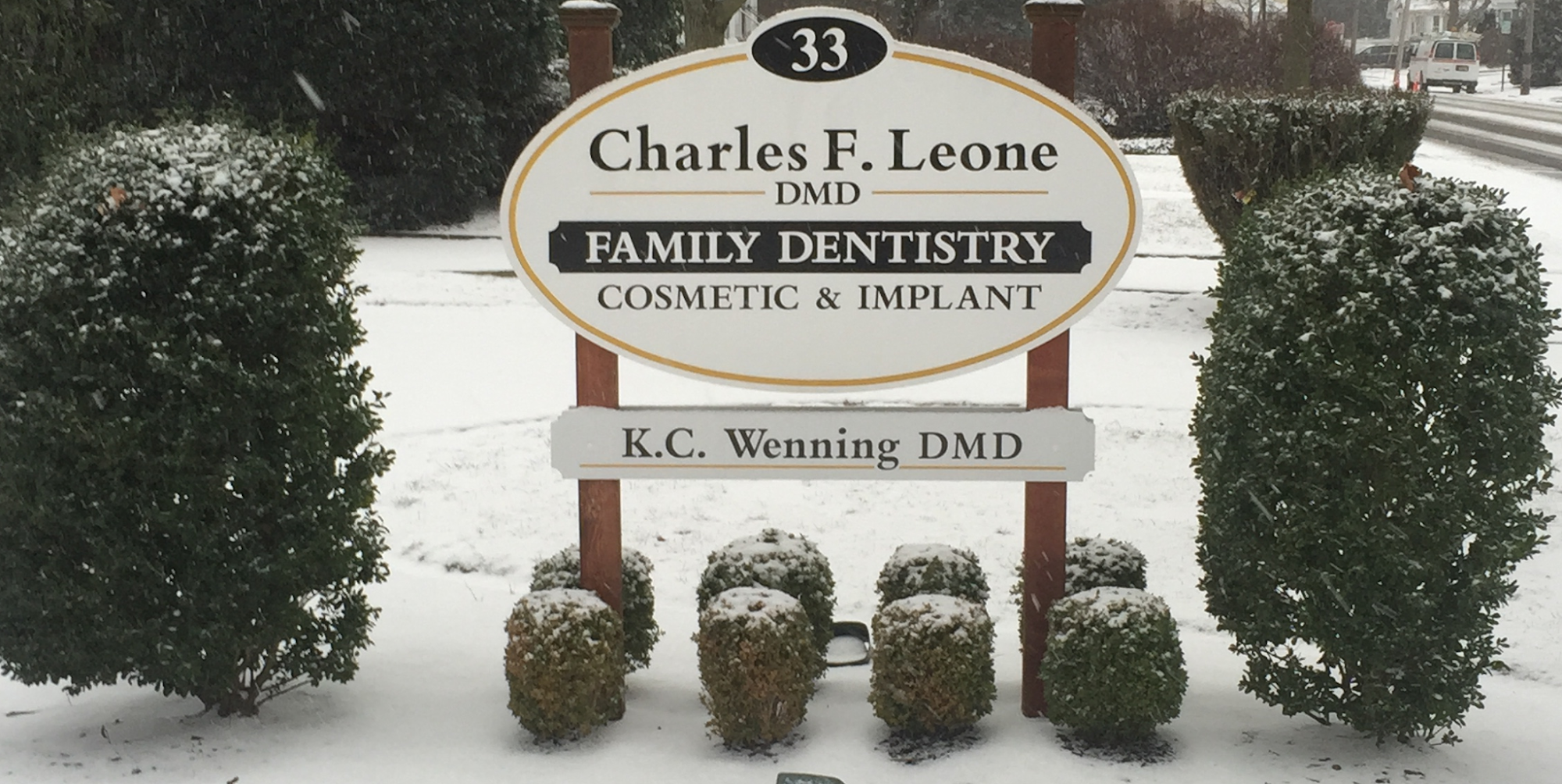 Charles F. Leone and Dr. K. C. Wenning Dental