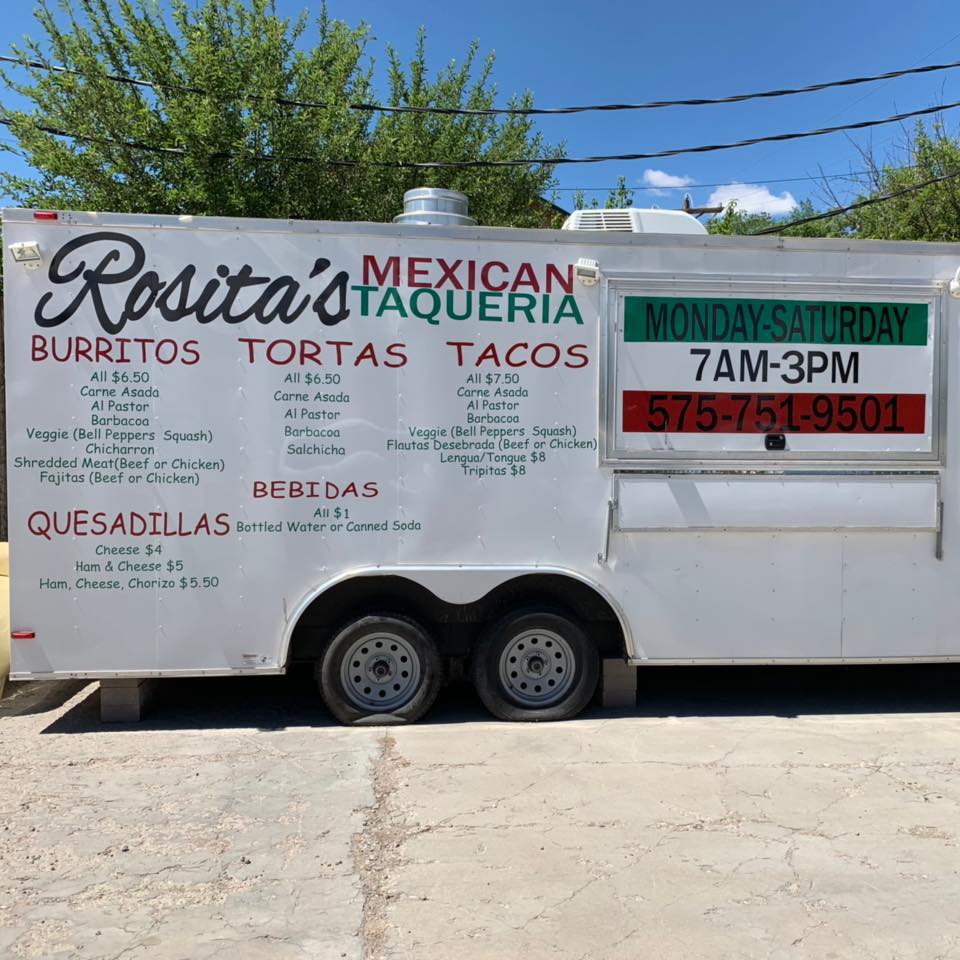 Rosita's Mexican Store Menu
