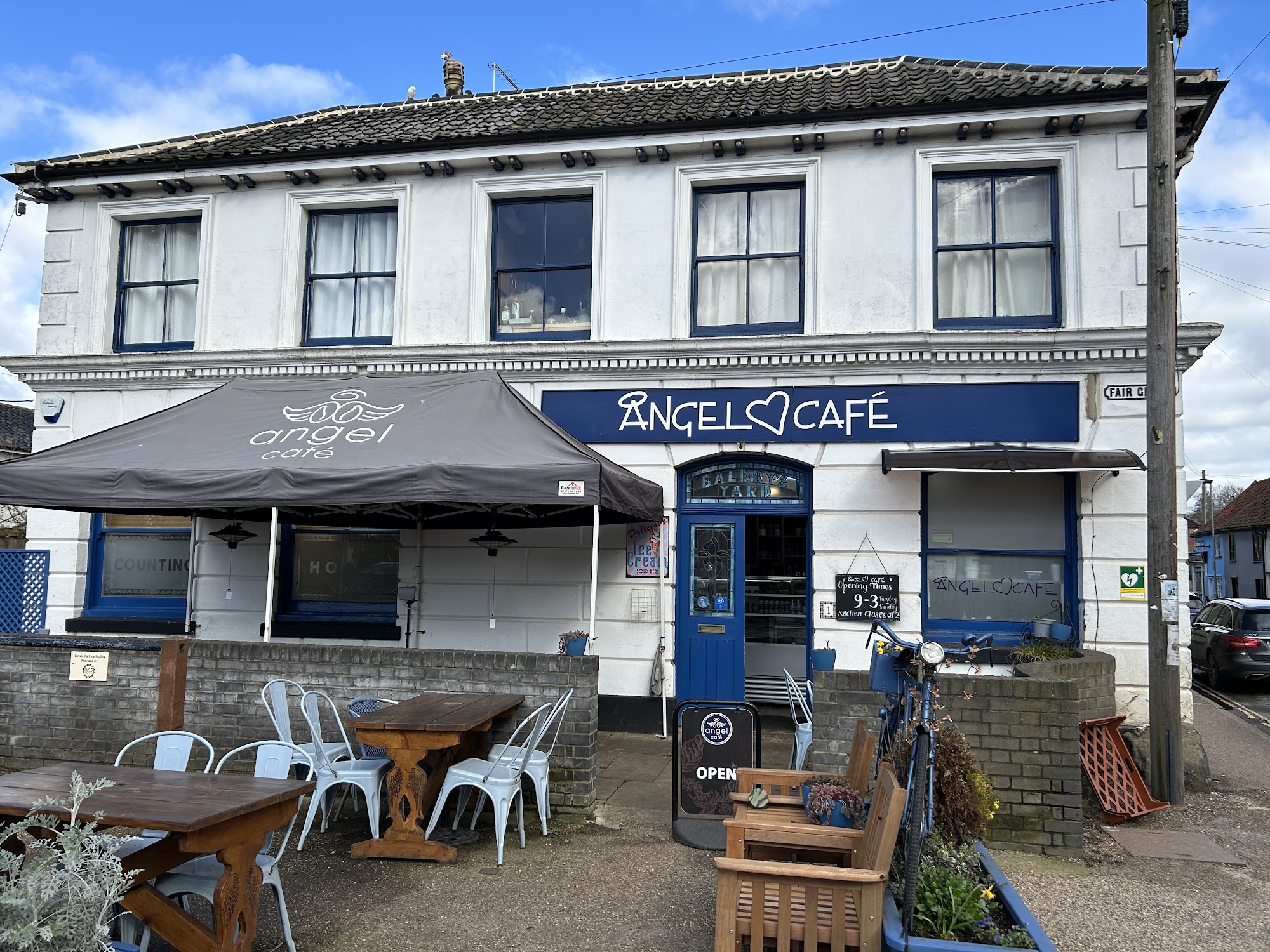 Angel Cafe Baldry's Yard, 1 Fair Green, Diss