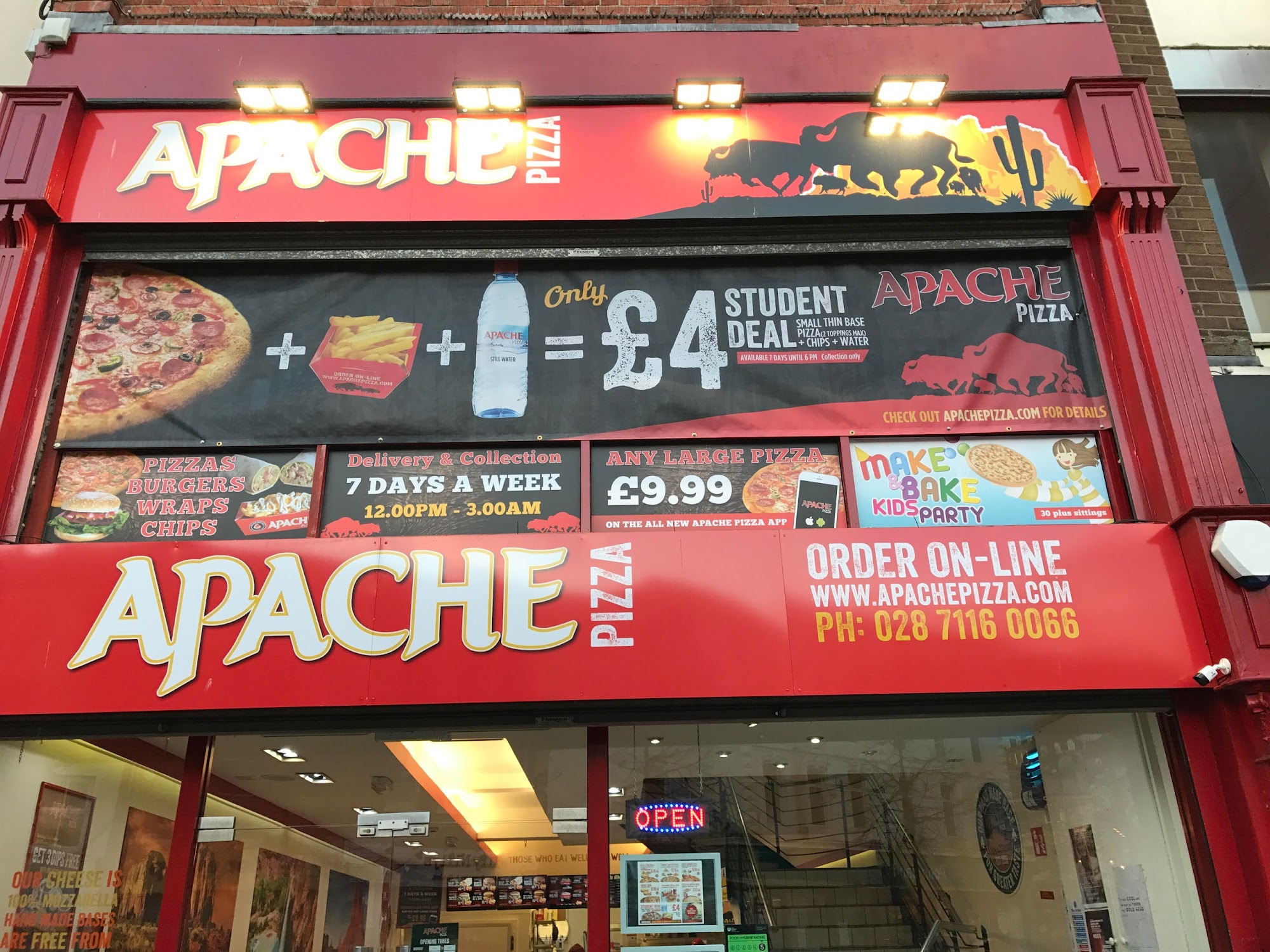 Apache Pizza Derry/Londonderry (Cityside)
