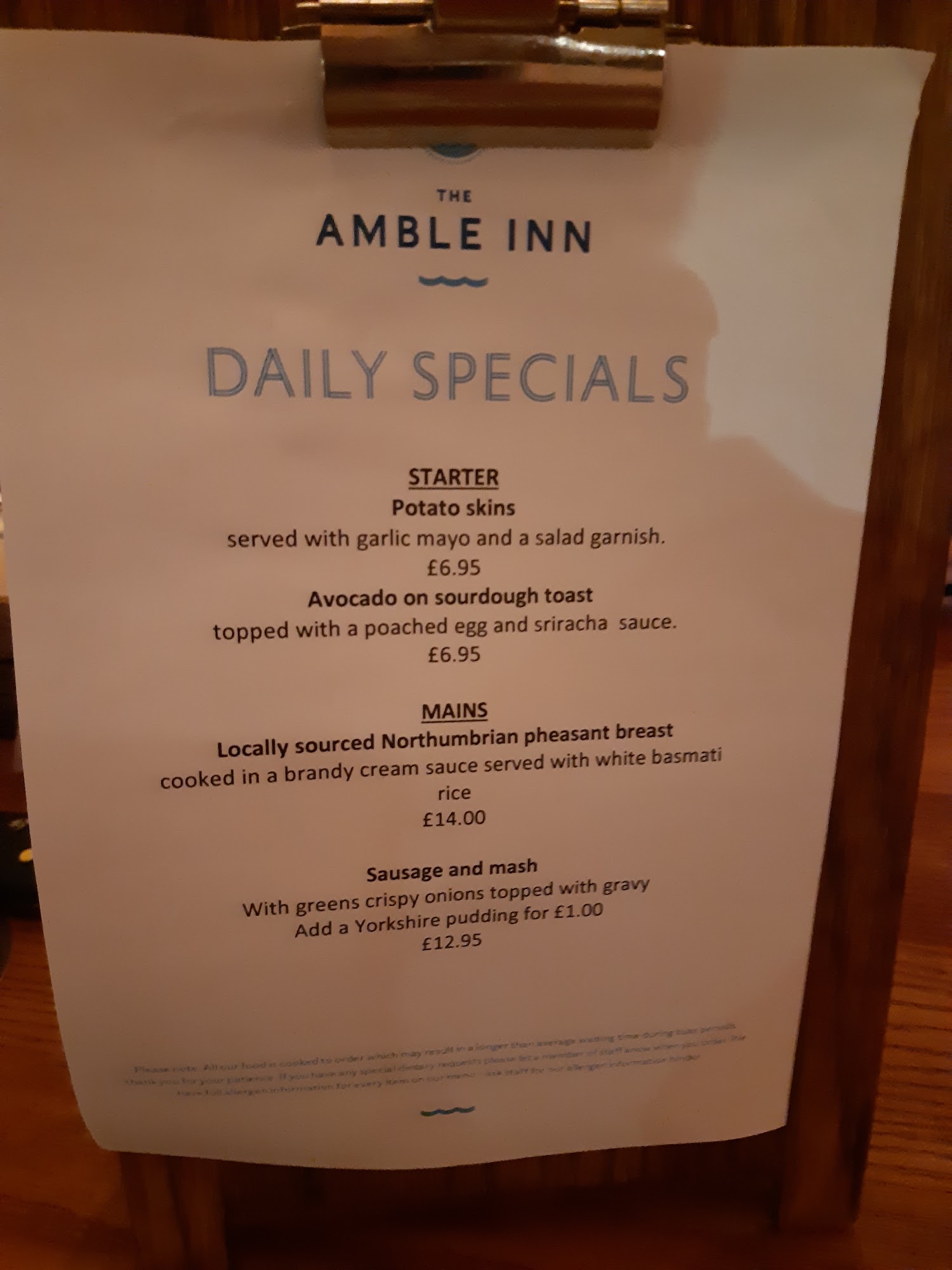 The Amble Inn