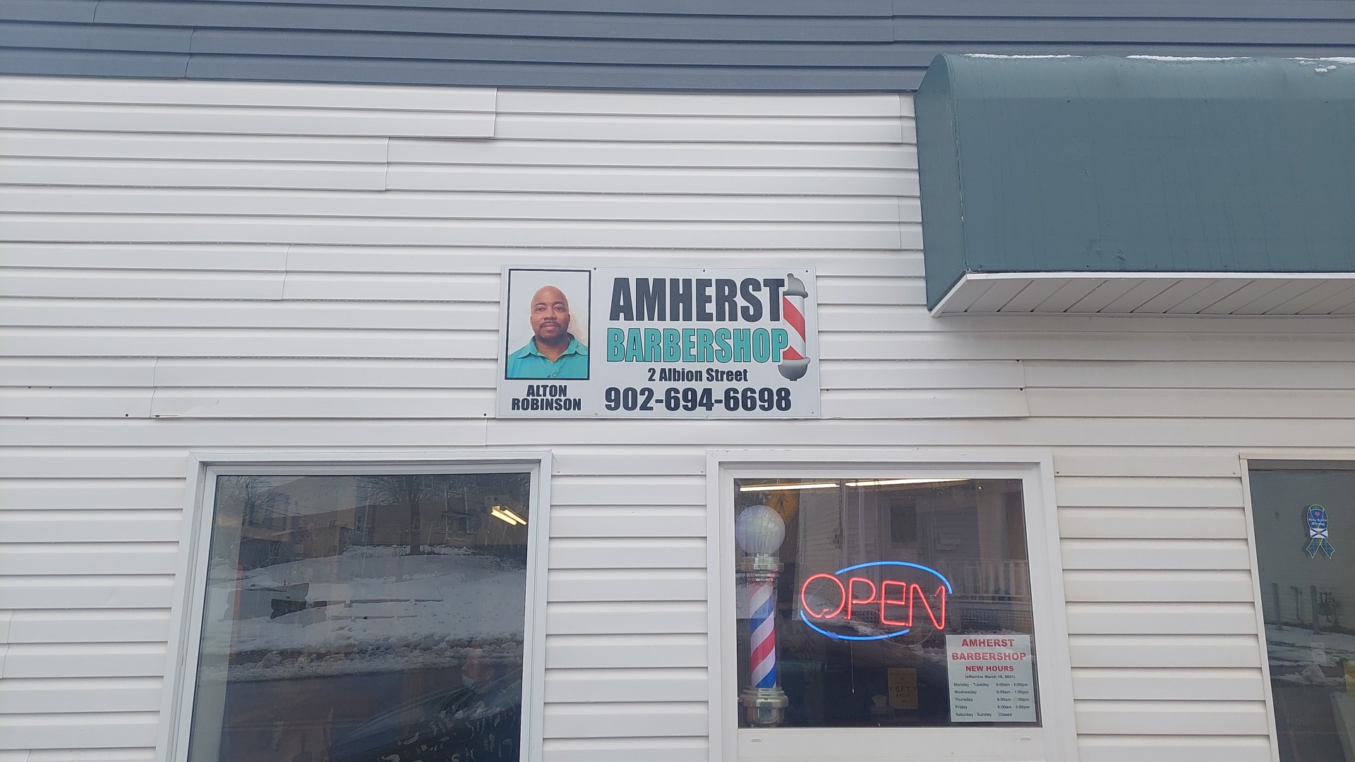 Amherst Barber Shop 2 Albion St, Amherst Nova Scotia B4H 2V3