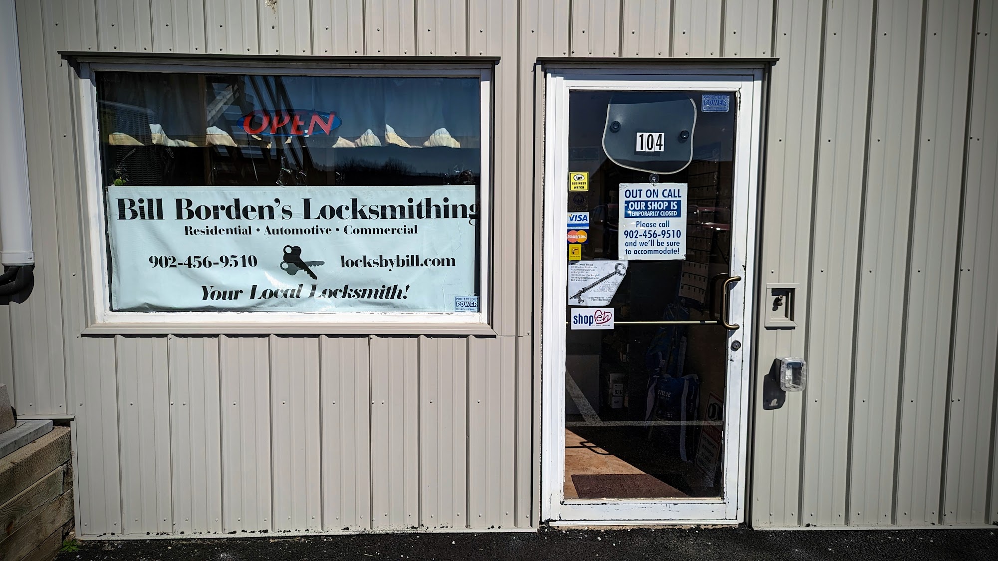 Bill Borden's Locksmithing 8 Old Enfield Rd, Enfield Nova Scotia B2T 1C9