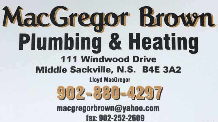 MacGregor Brown Plumbing & Heating 111 Windwood Dr, Middle Sackville Nova Scotia B4E 3A2