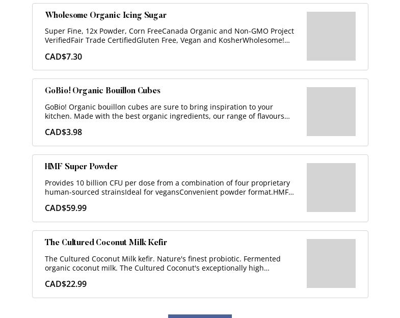 ButterTrail Natural Goods Menu