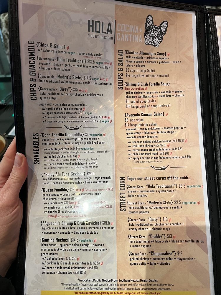 Hola Mexican Cocina + Cantina, Las Vegas Menu, Reviews (221