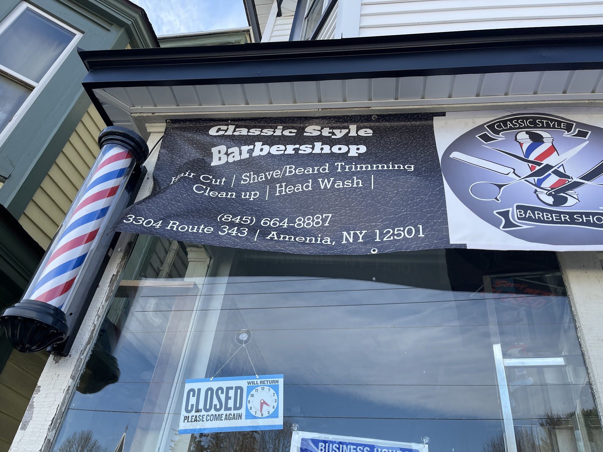 Classic Style Barber Shop 3304 NY-343, Amenia New York 12501